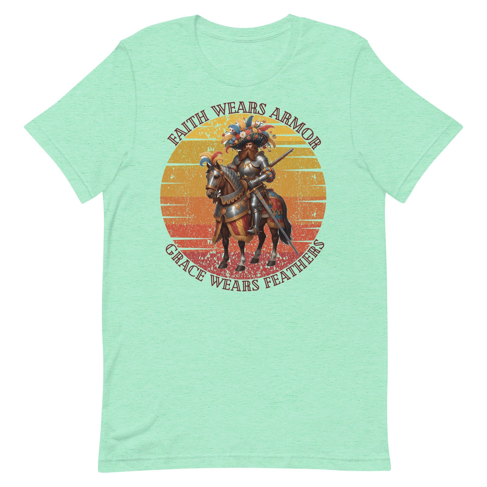 Armored and feathered Unisex t-shirt - Image 28