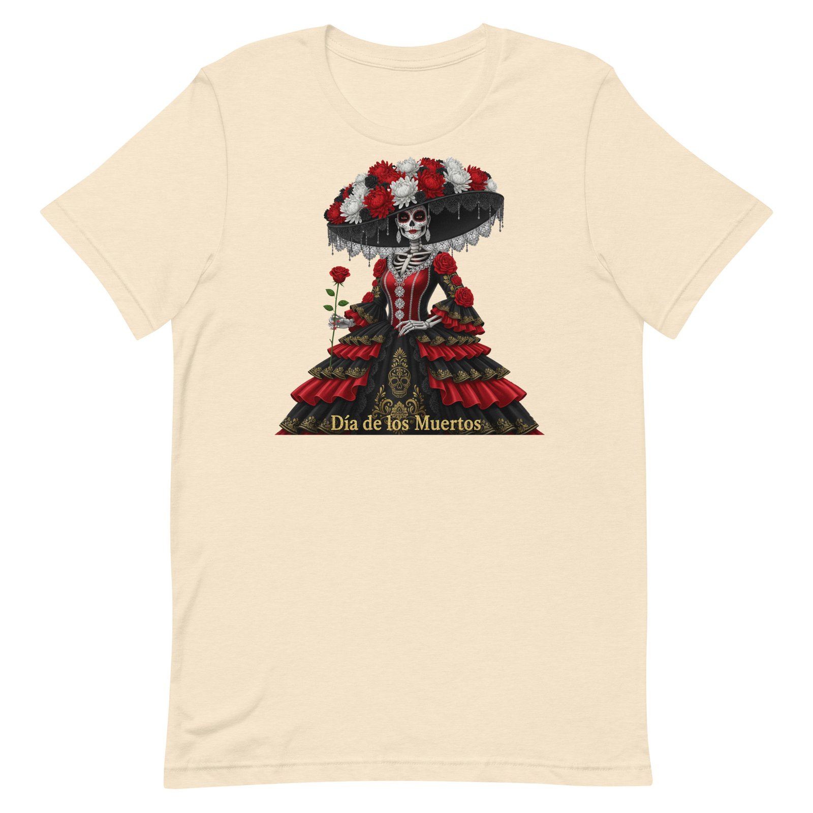 Catrina Dia de los Muertos Unisex t-shirt - Image 93