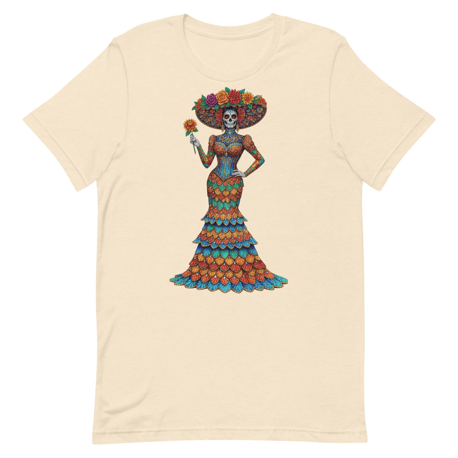 Catrina Dia de los Muertos Unisex t-shirt - Image 93