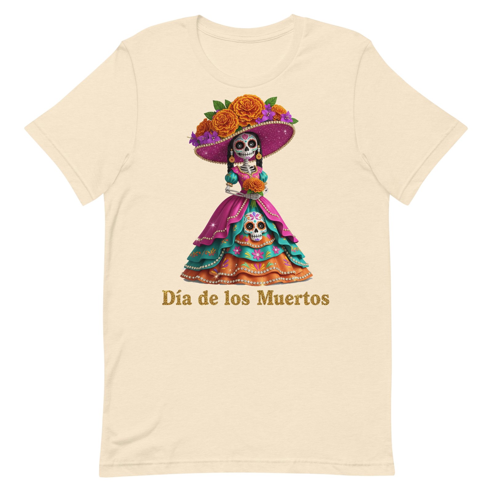 Dia de los Muertos Catrina Unisex t-shirt - Image 93