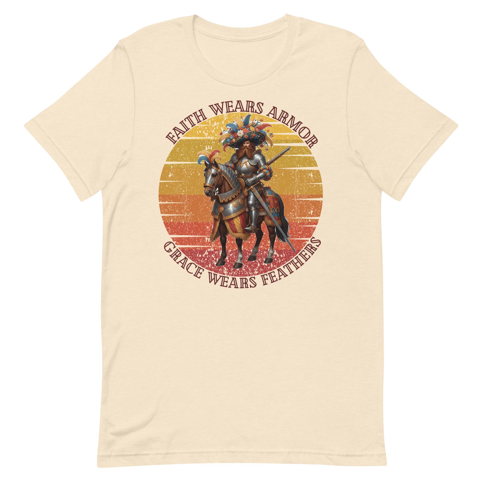 Armored and feathered Unisex t-shirt - Image 93