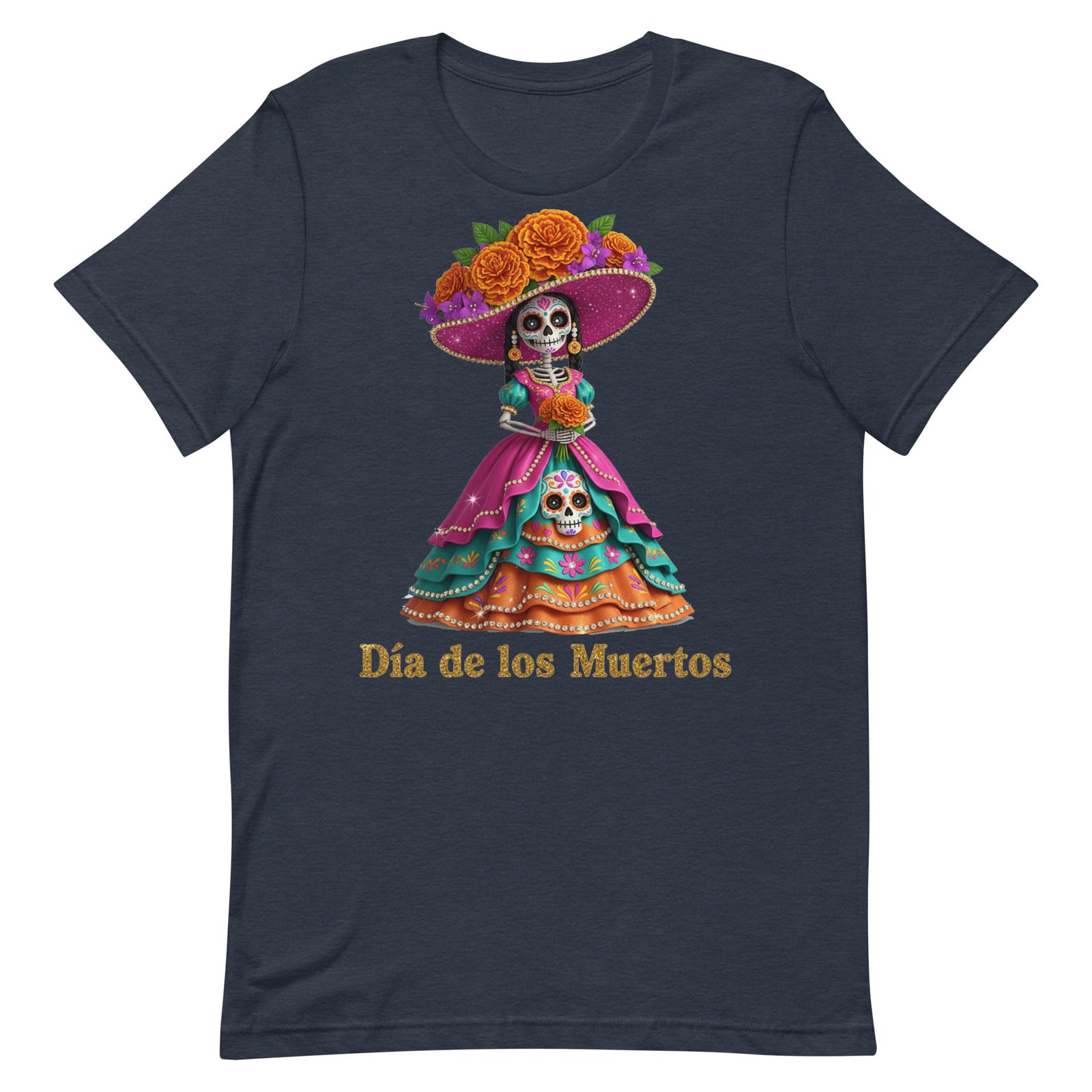 Dia de los Muertos Catrina Unisex t-shirt - Image 29