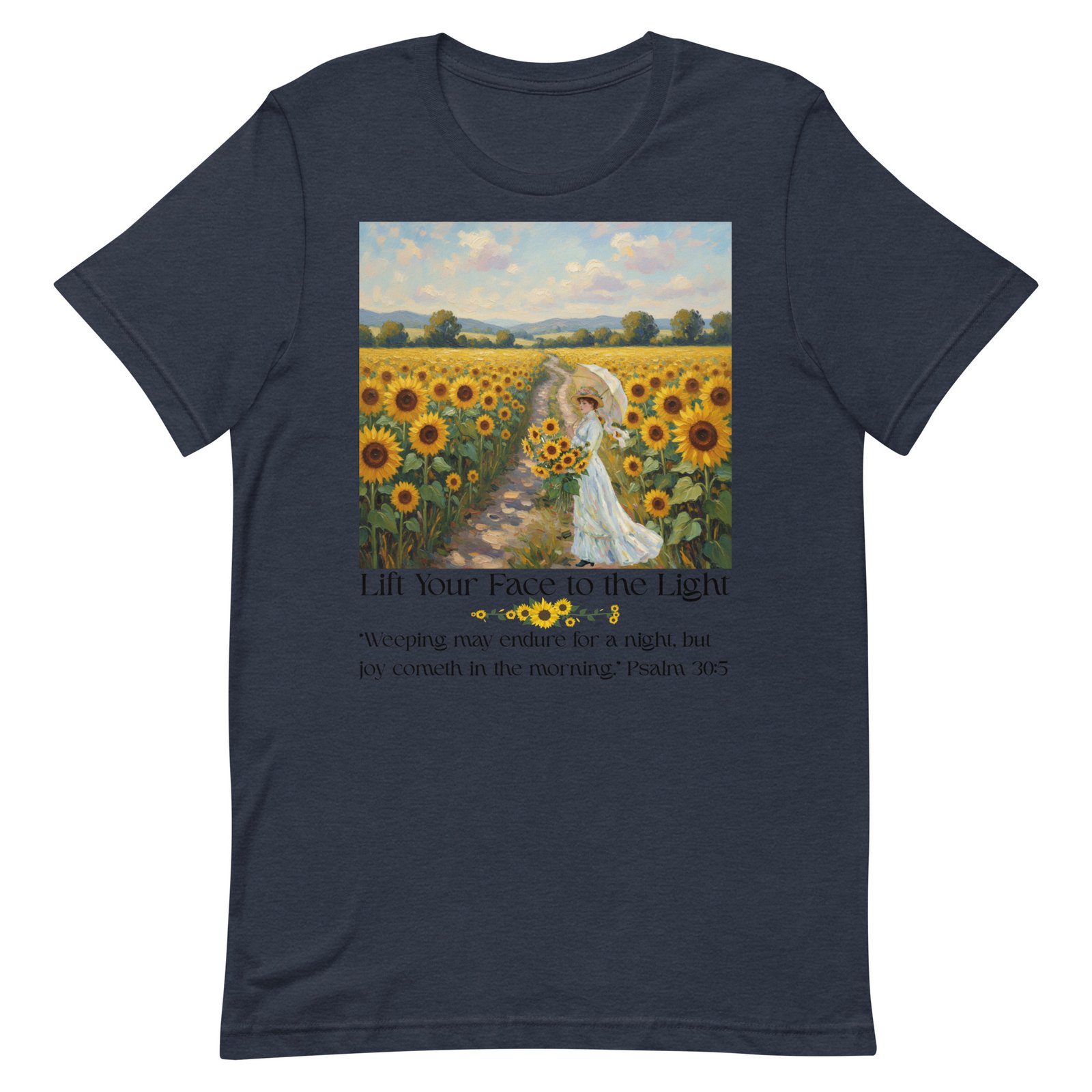 Lift your face to the light-Unisex t-shirt - Image 29