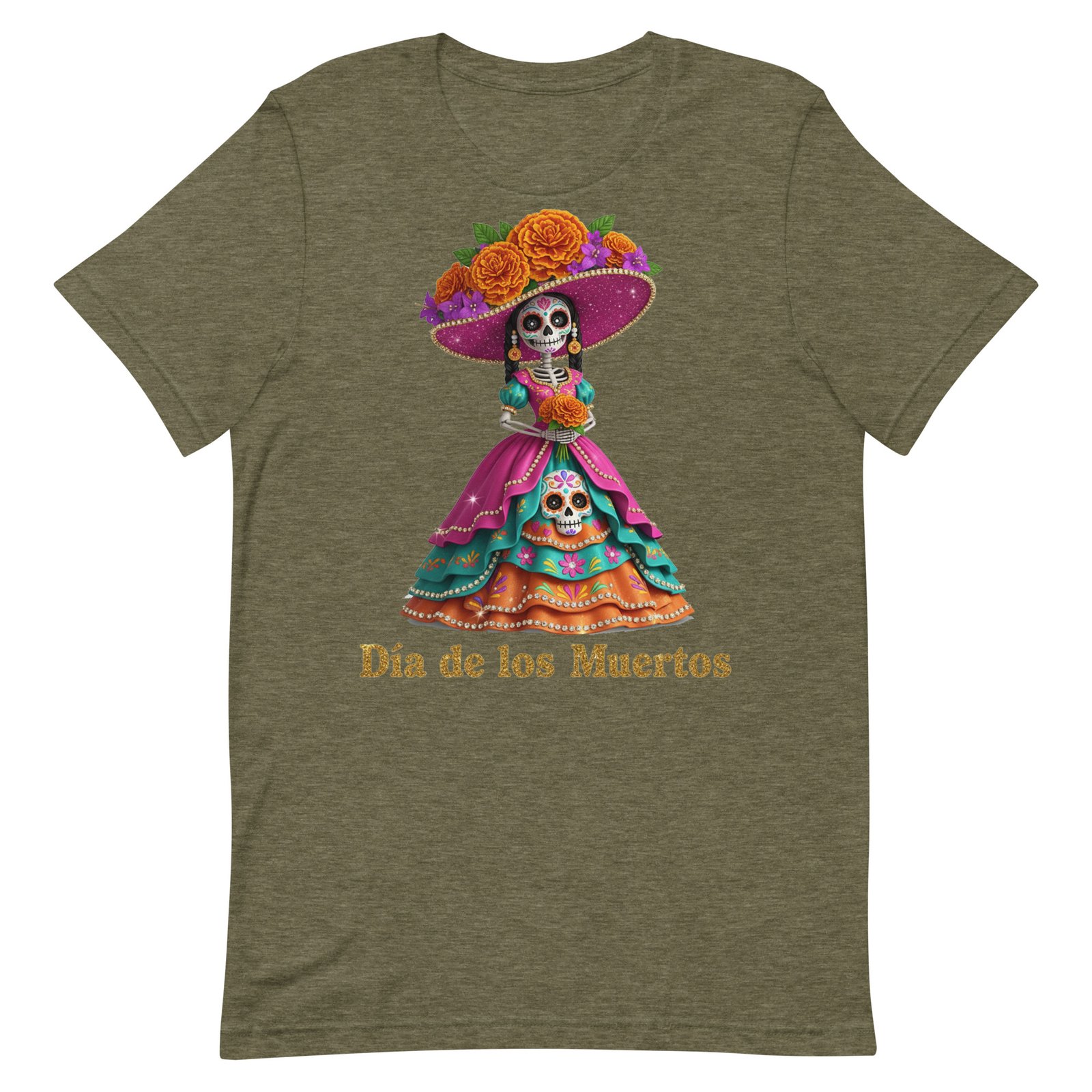 Dia de los Muertos Catrina Unisex t-shirt - Image 76
