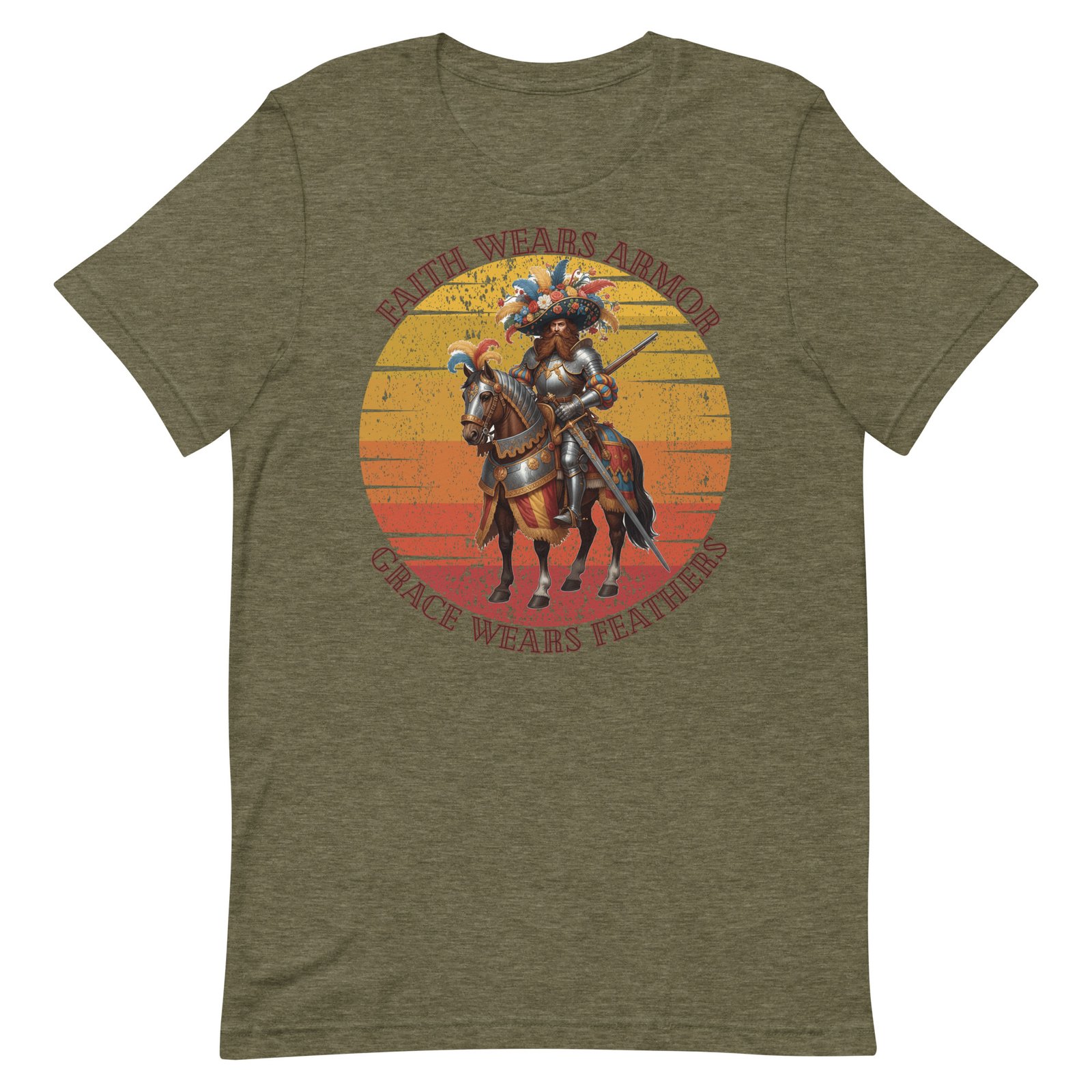 Armored and feathered Unisex t-shirt - Image 76