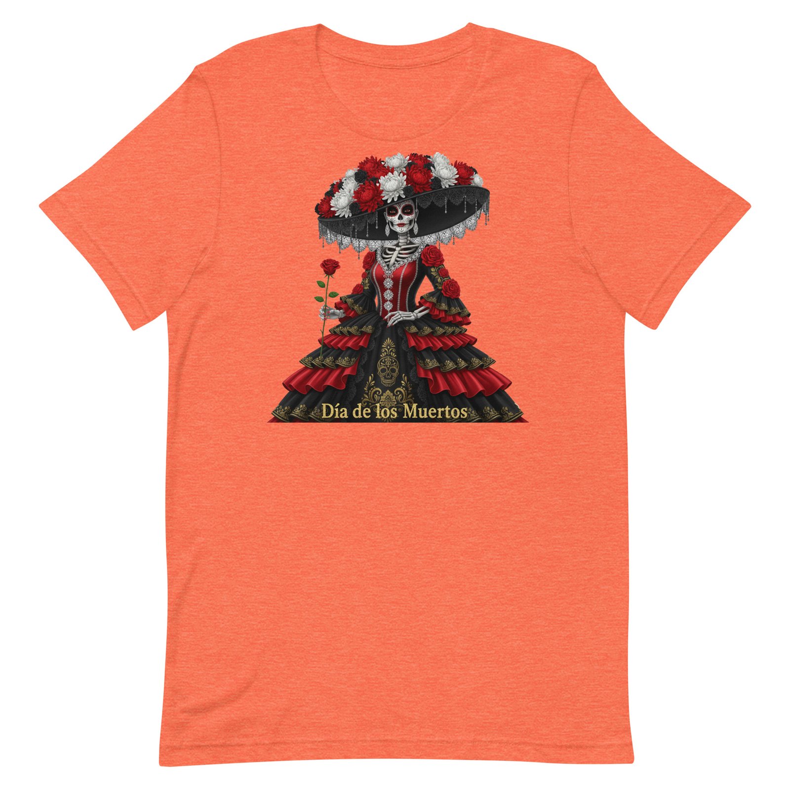 Catrina Dia de los Muertos Unisex t-shirt - Image 30
