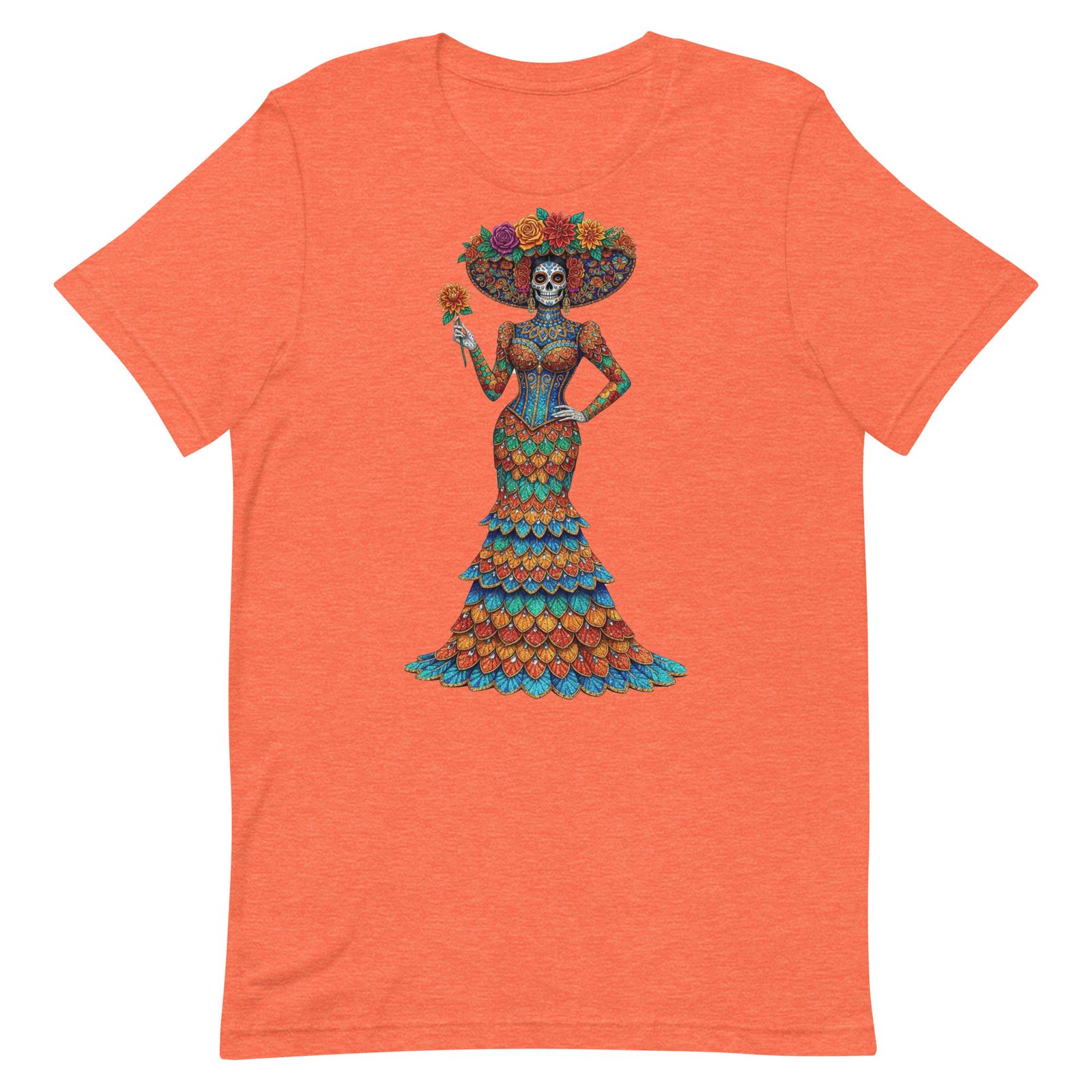 Catrina Dia de los Muertos Unisex t-shirt - Image 30