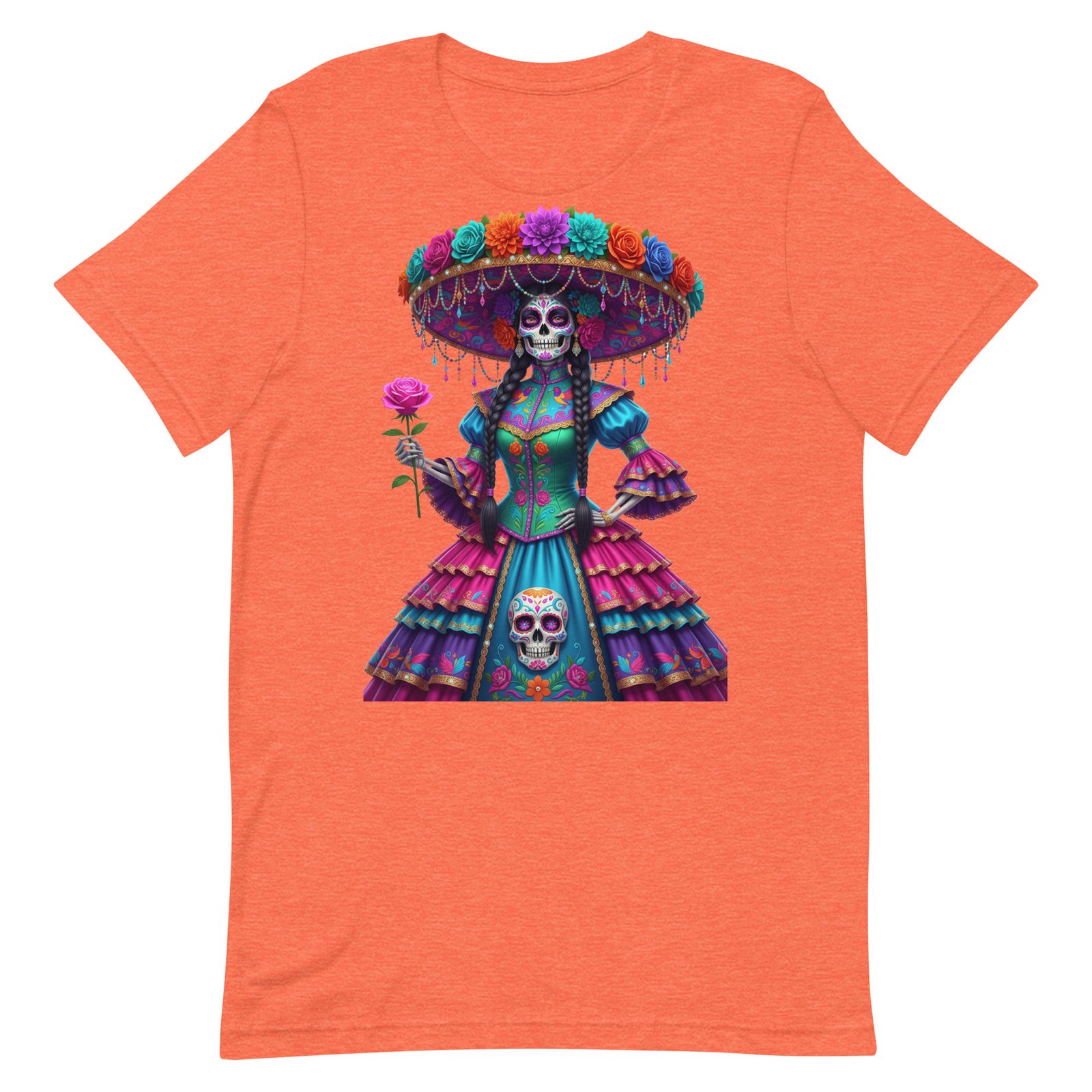 Catrina Dia de los Muertos Unisex t-shirt - Image 30