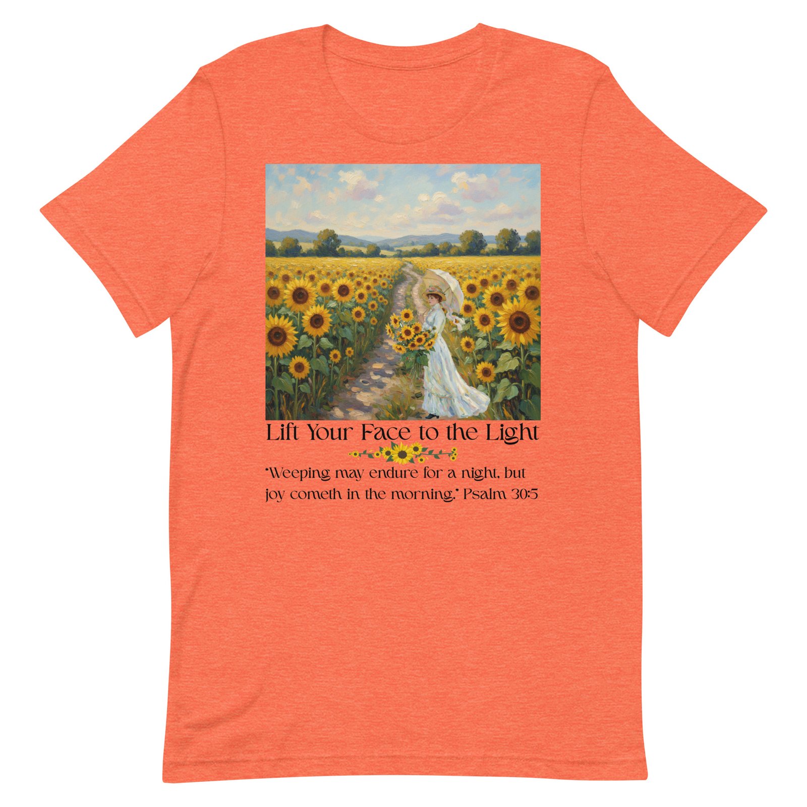 Lift your face to the light-Unisex t-shirt - Image 30