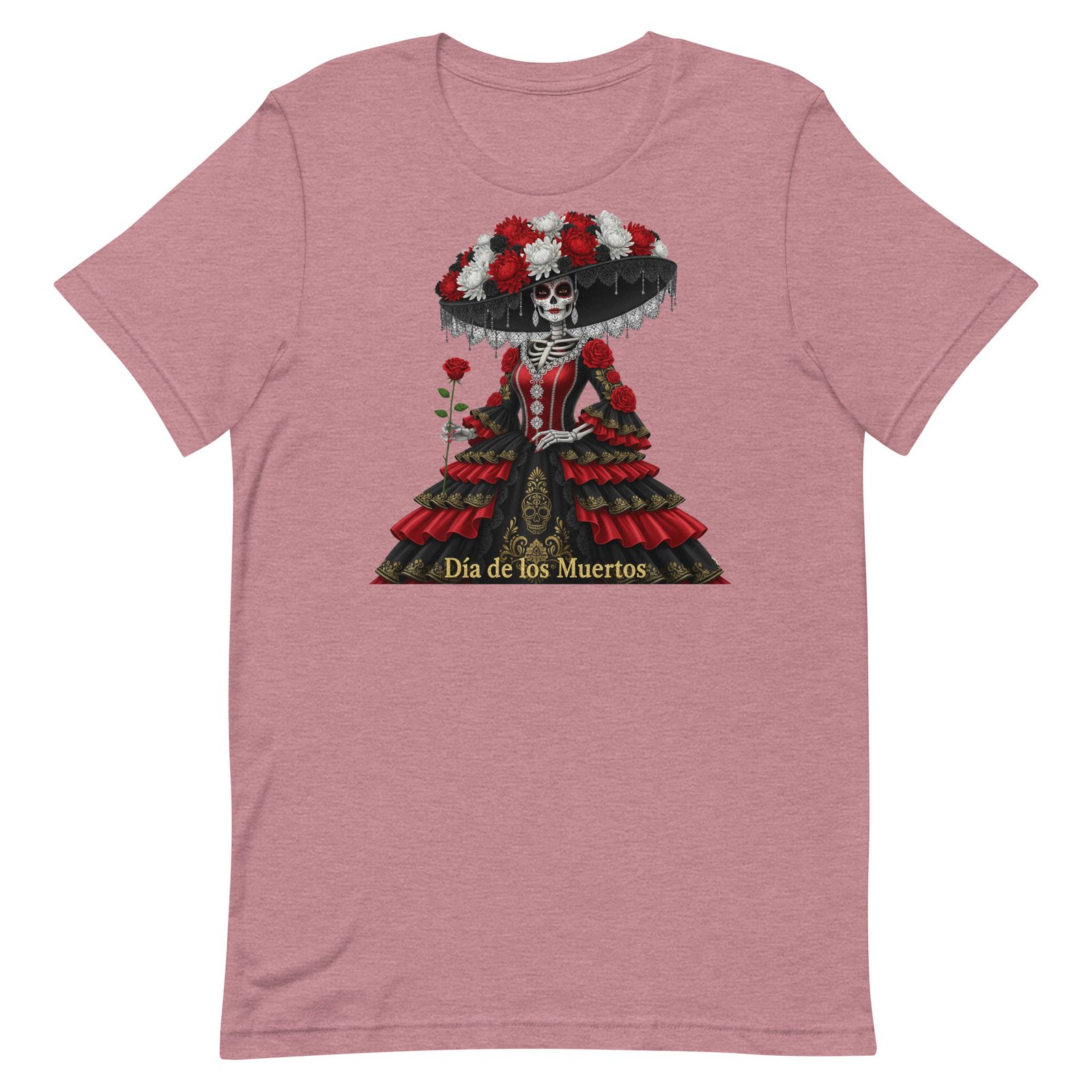 Catrina Dia de los Muertos Unisex t-shirt - Image 31