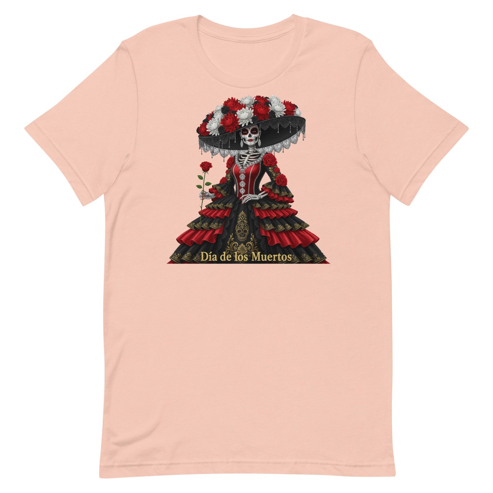 Catrina Dia de los Muertos Unisex t-shirt - Image 32