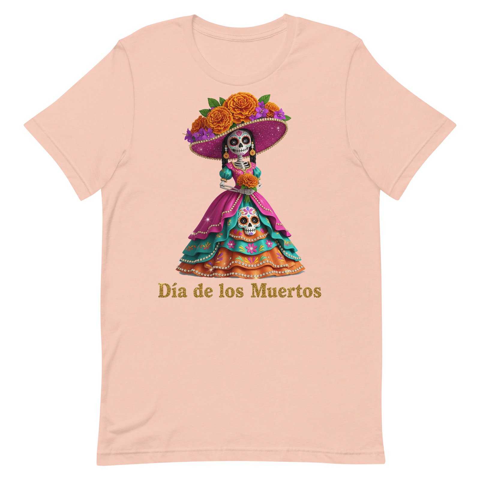 Dia de los Muertos Catrina Unisex t-shirt - Image 32