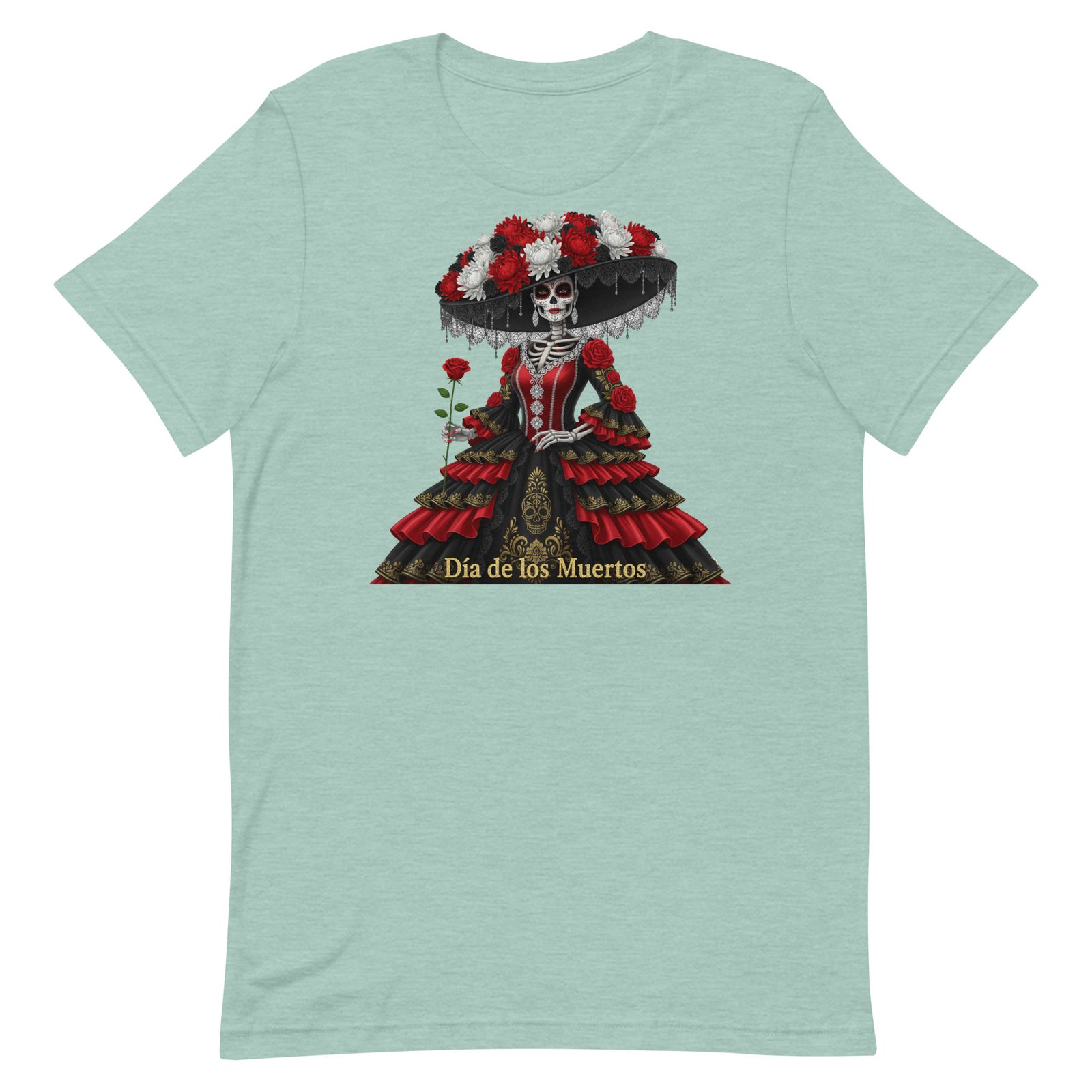 Catrina Dia de los Muertos Unisex t-shirt - Image 33