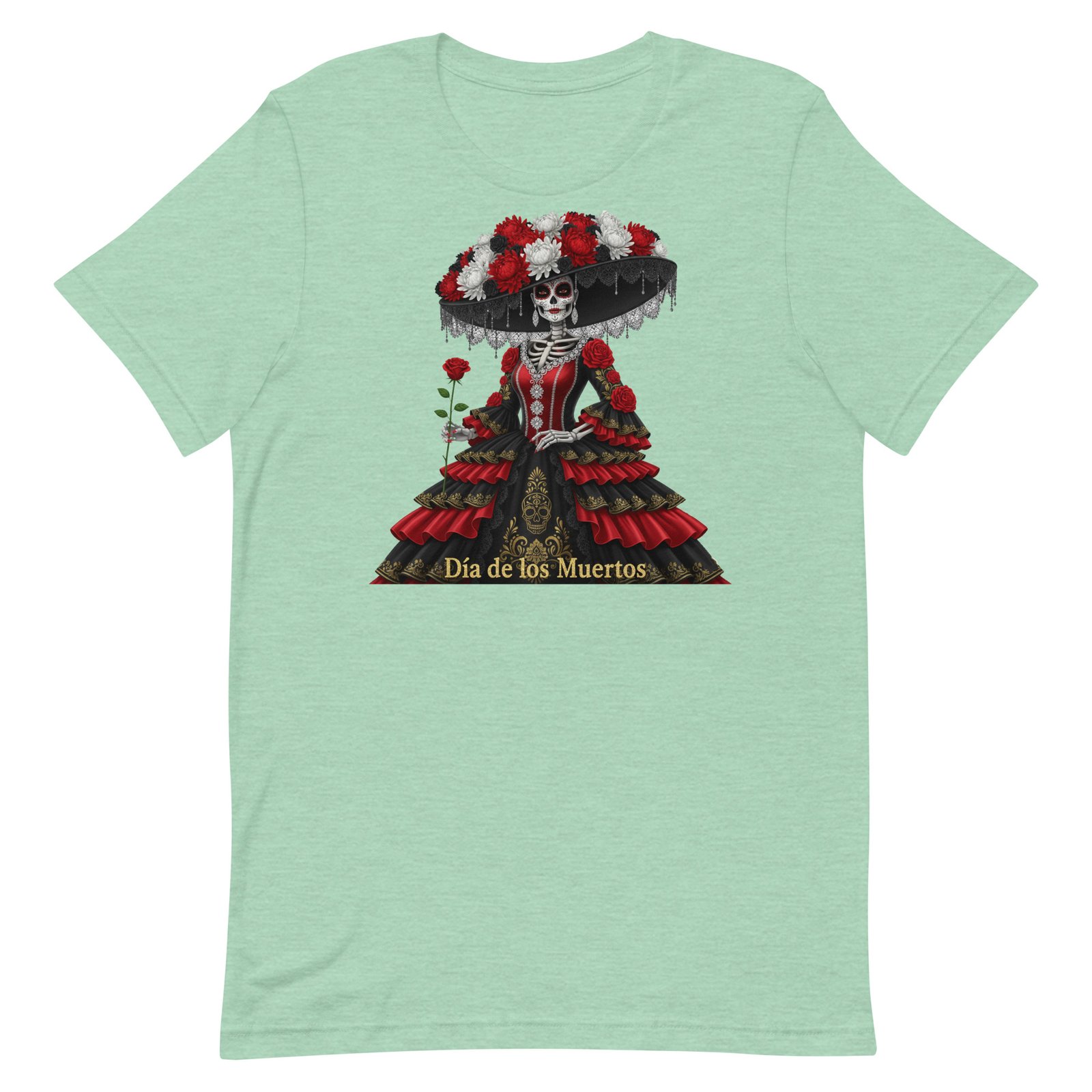 Catrina Dia de los Muertos Unisex t-shirt - Image 36