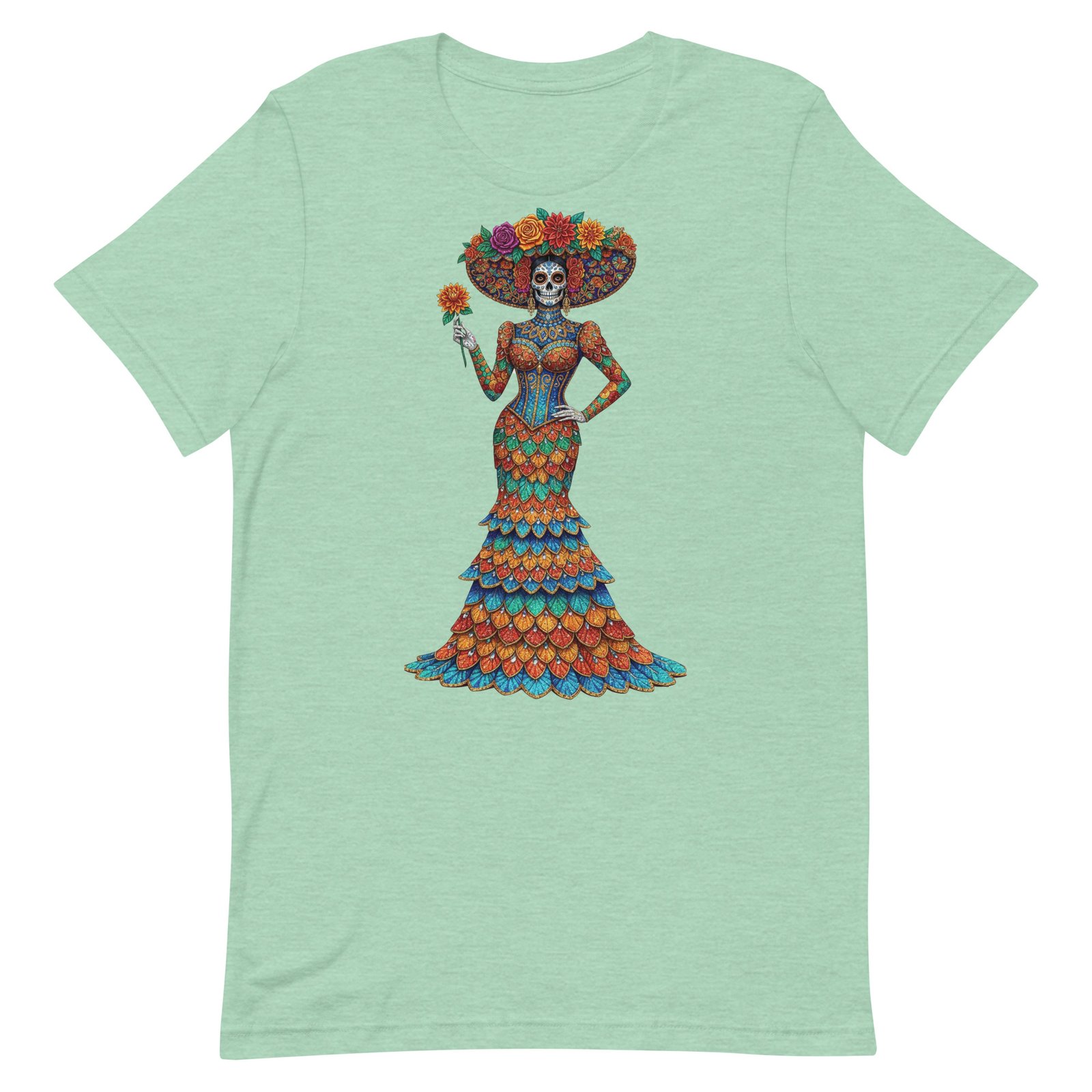 Catrina Dia de los Muertos Unisex t-shirt - Image 36