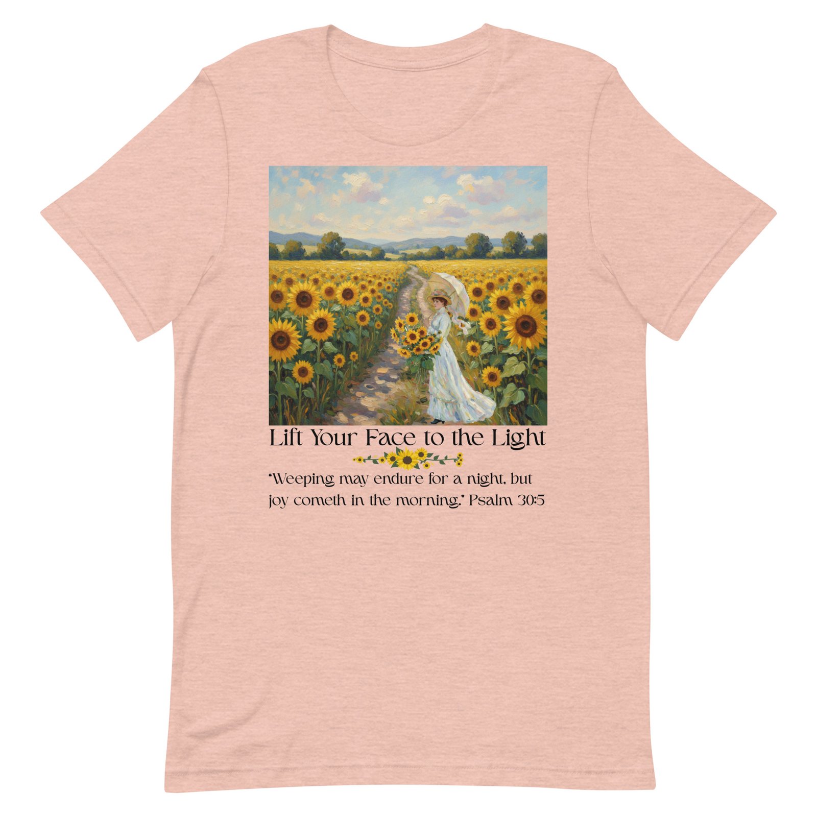 Lift your face to the light-Unisex t-shirt - Image 37