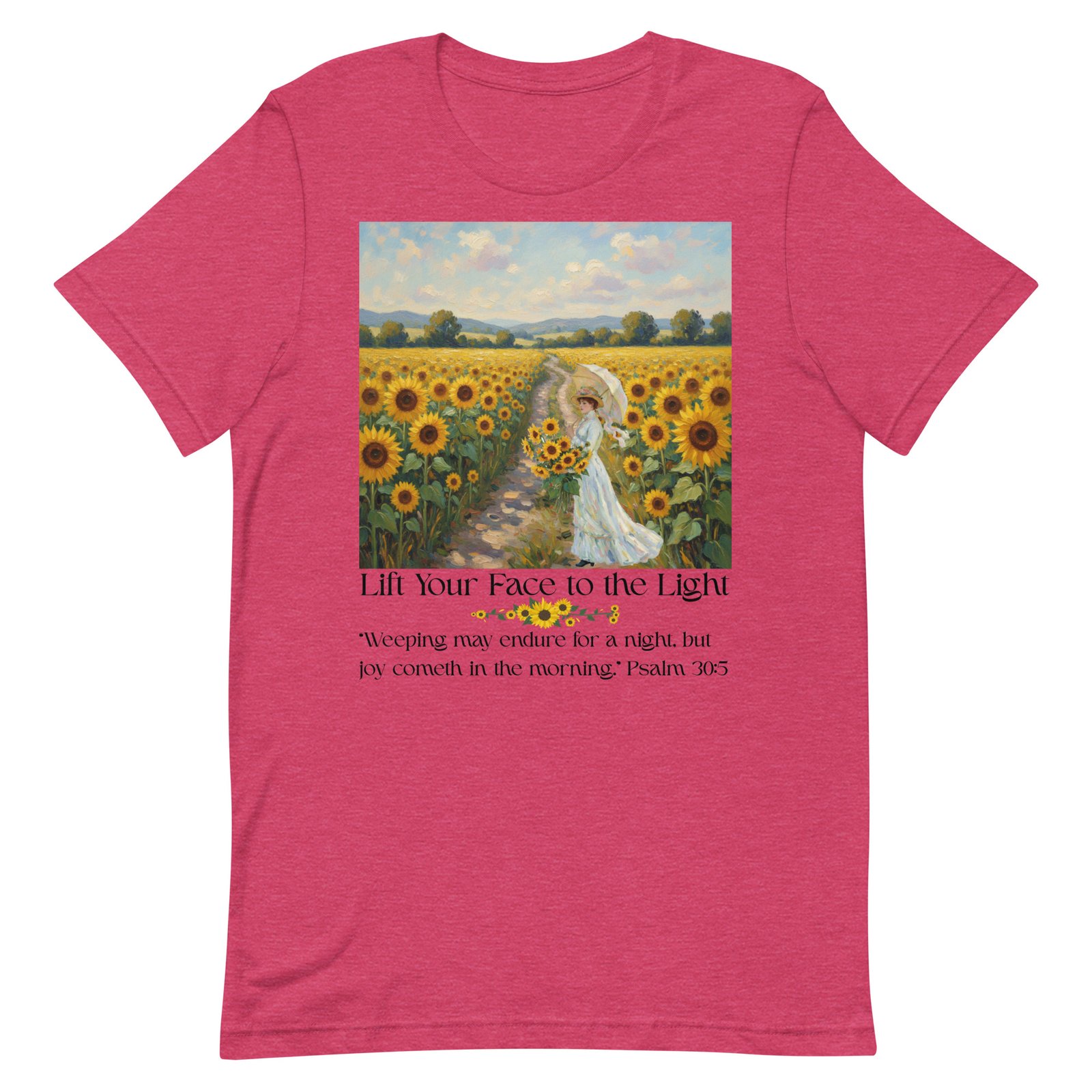 Lift your face to the light-Unisex t-shirt - Image 38