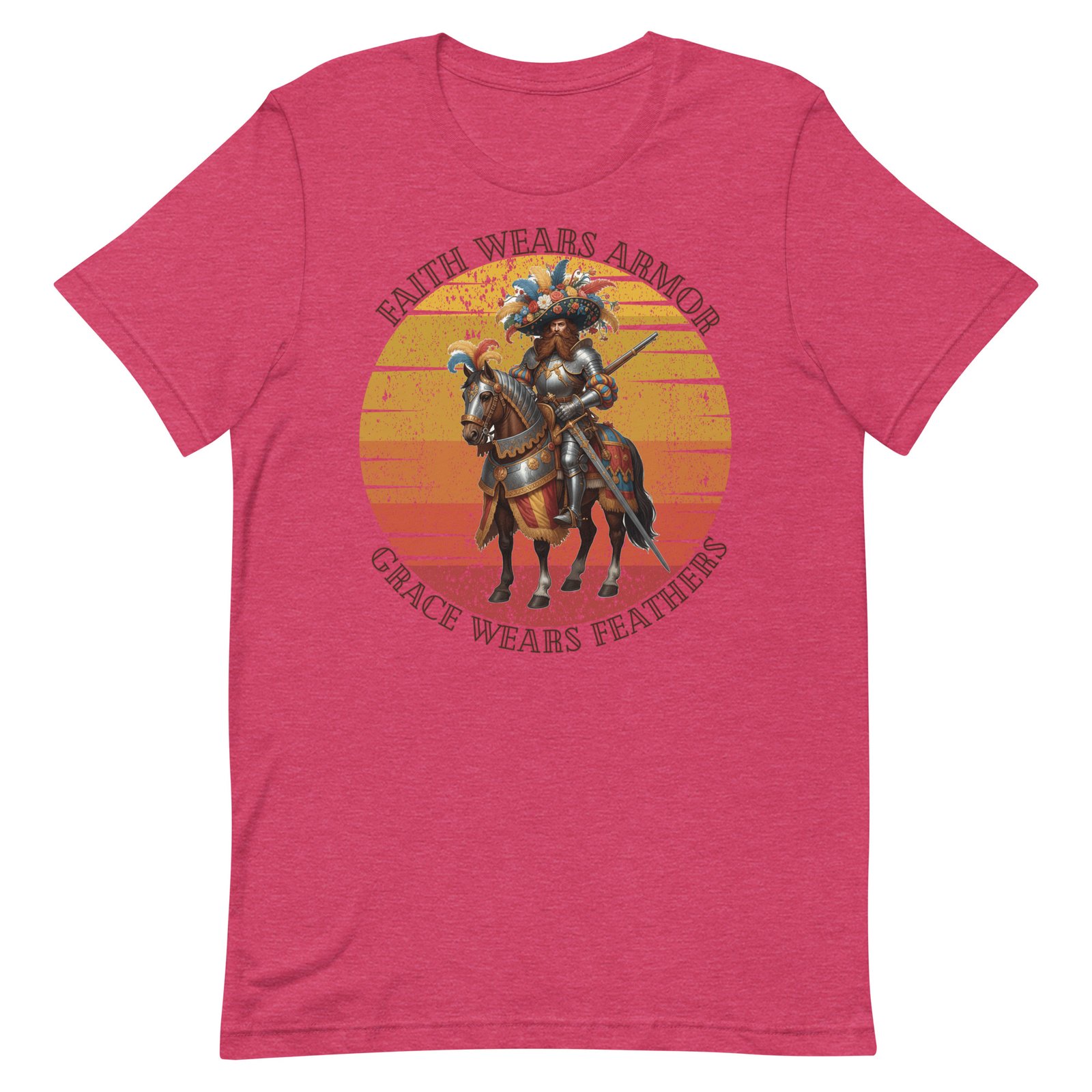 Armored and feathered Unisex t-shirt - Image 38