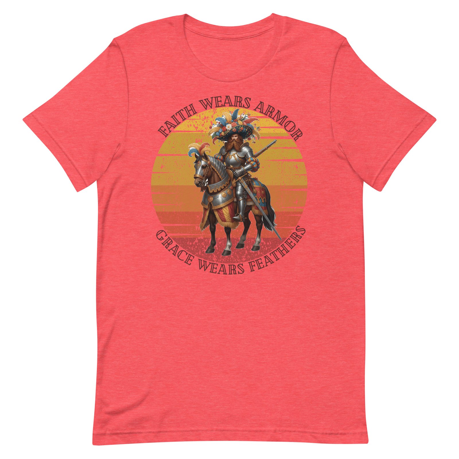 Armored and feathered Unisex t-shirt - Image 75