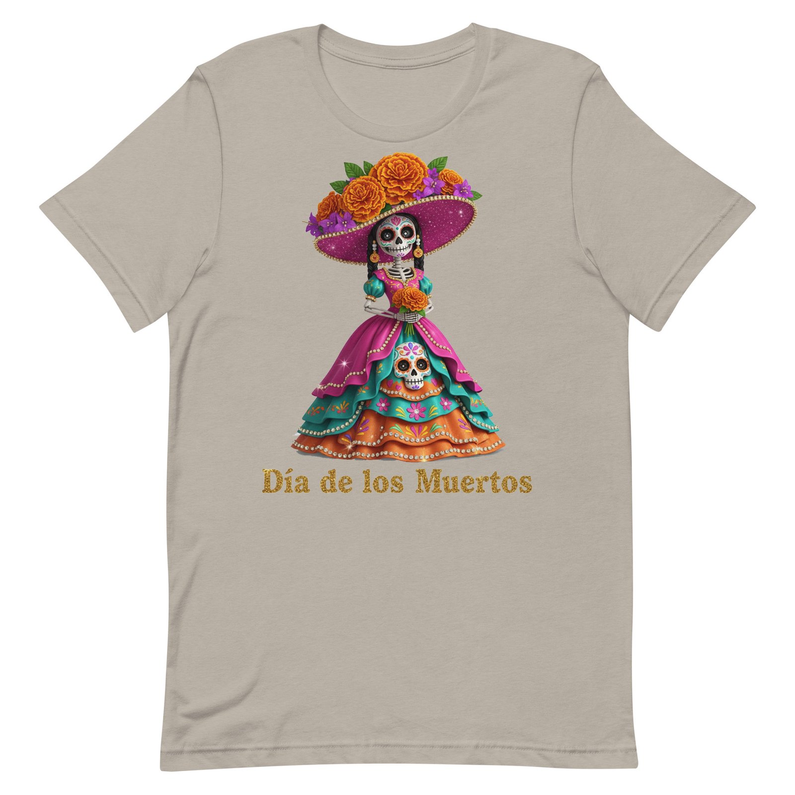 Dia de los Muertos Catrina Unisex t-shirt - Image 41