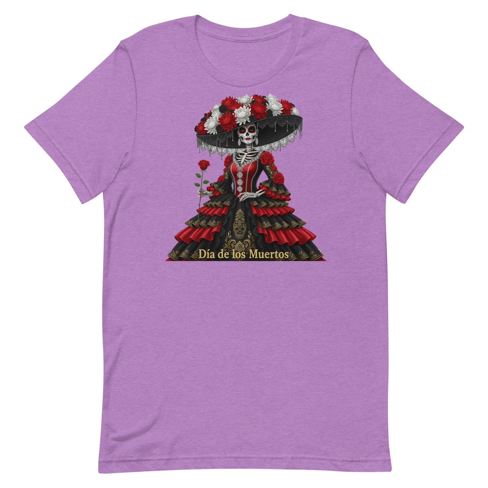 Catrina Dia de los Muertos Unisex t-shirt - Image 83