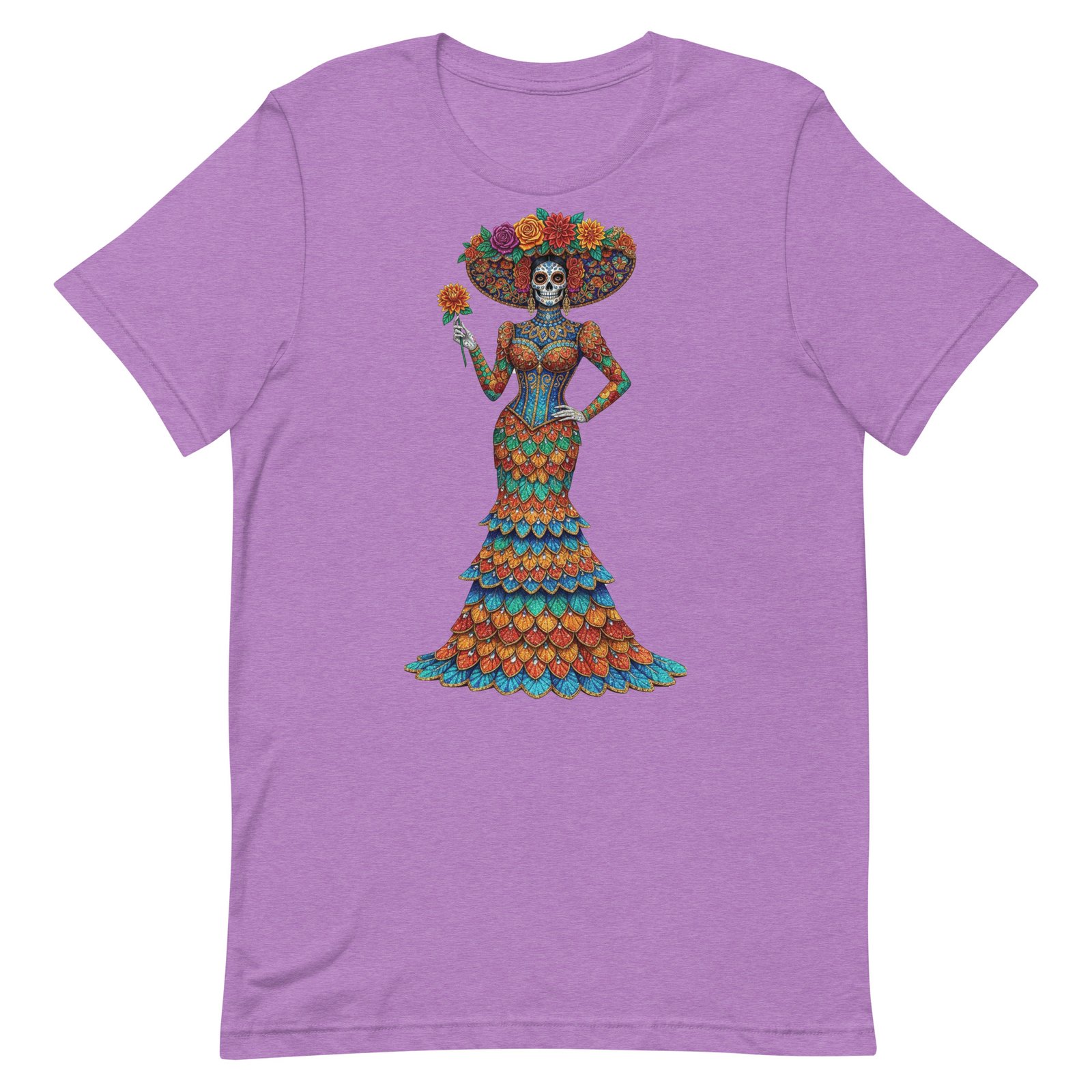 Catrina Dia de los Muertos Unisex t-shirt - Image 83
