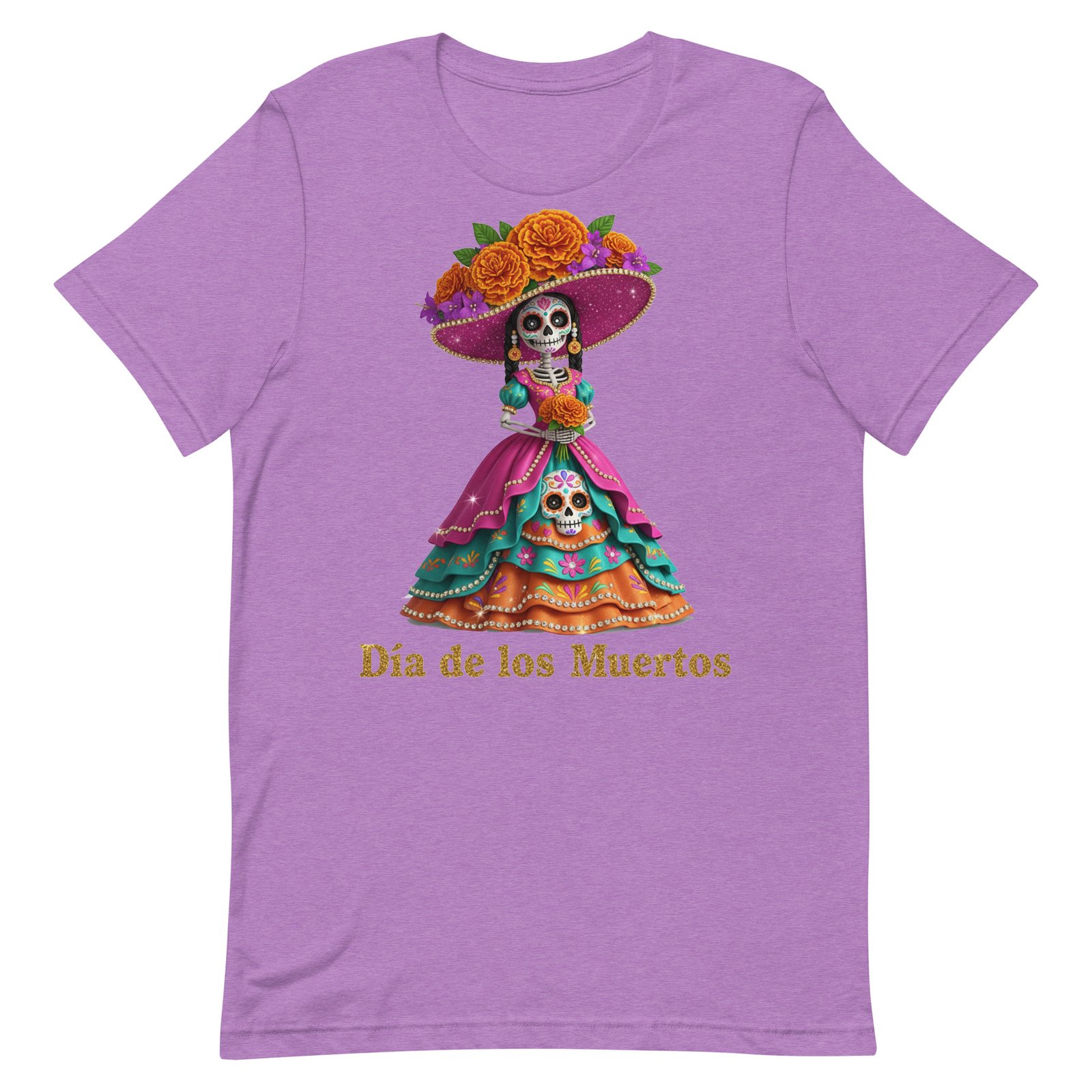 Dia de los Muertos Catrina Unisex t-shirt - Image 83