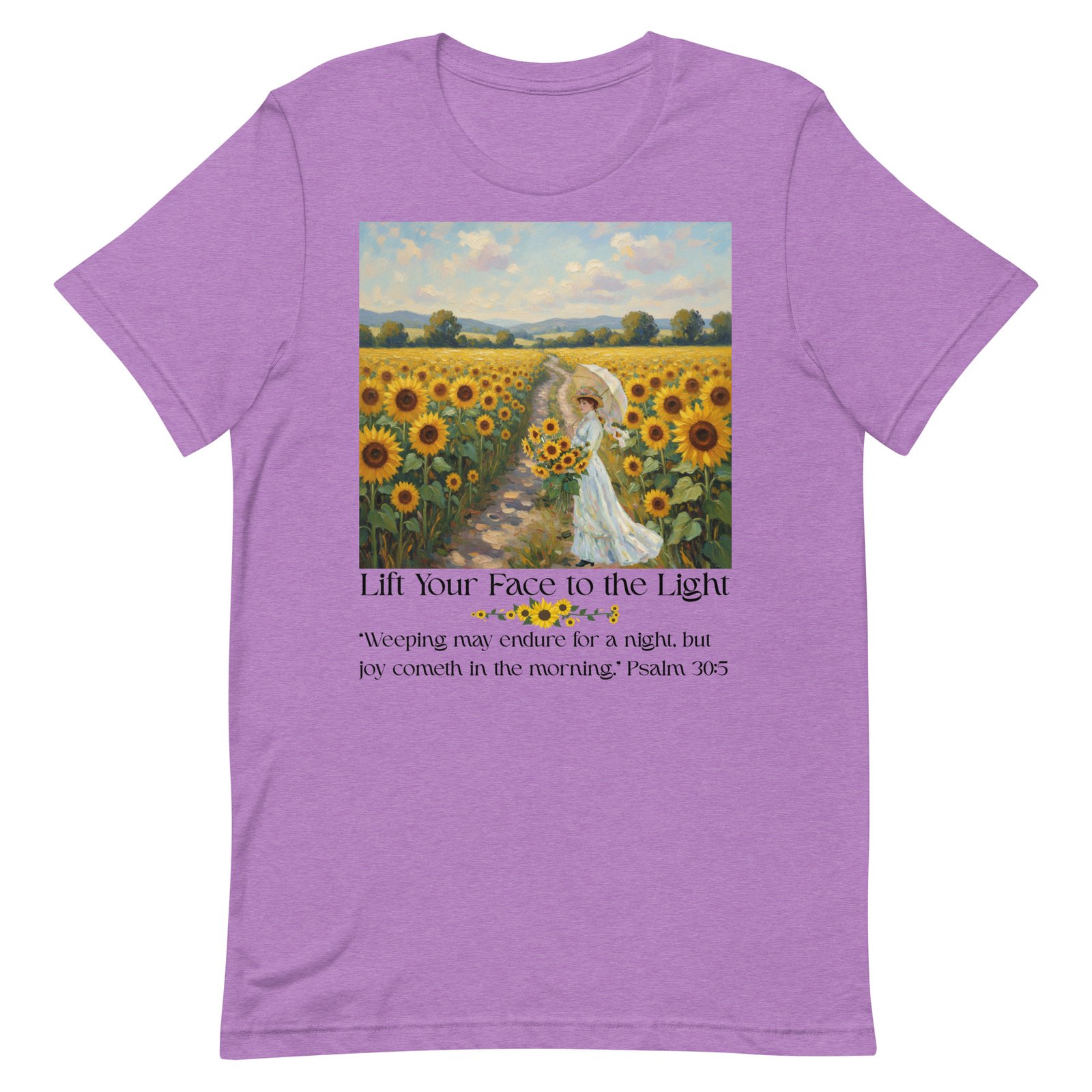 Lift your face to the light-Unisex t-shirt - Image 83