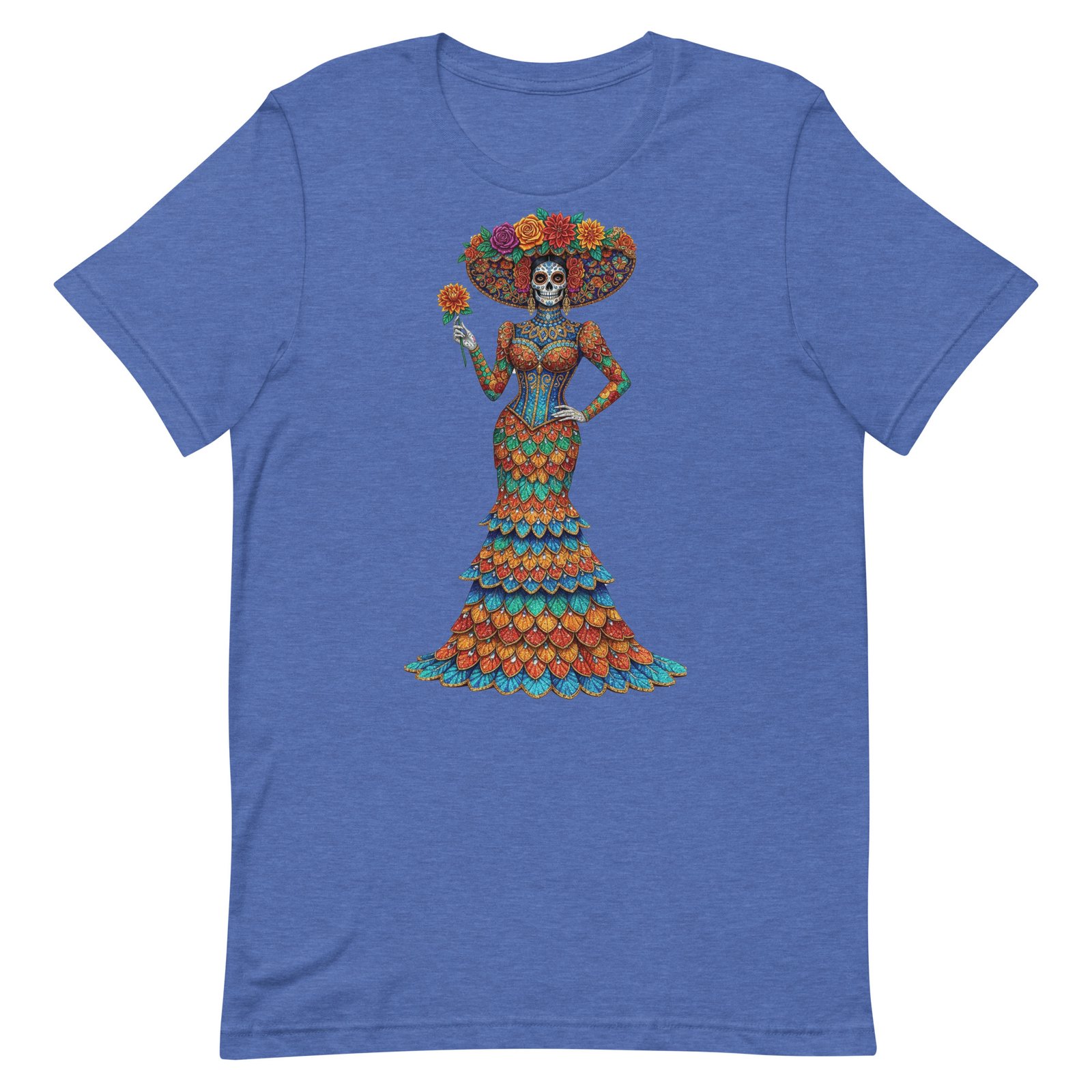 Catrina Dia de los Muertos Unisex t-shirt - Image 42