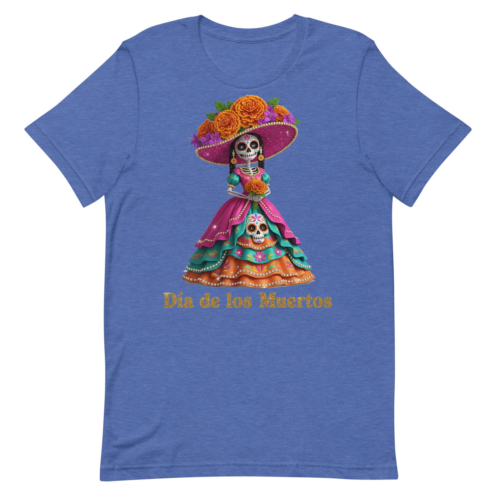 Dia de los Muertos Catrina Unisex t-shirt - Image 42