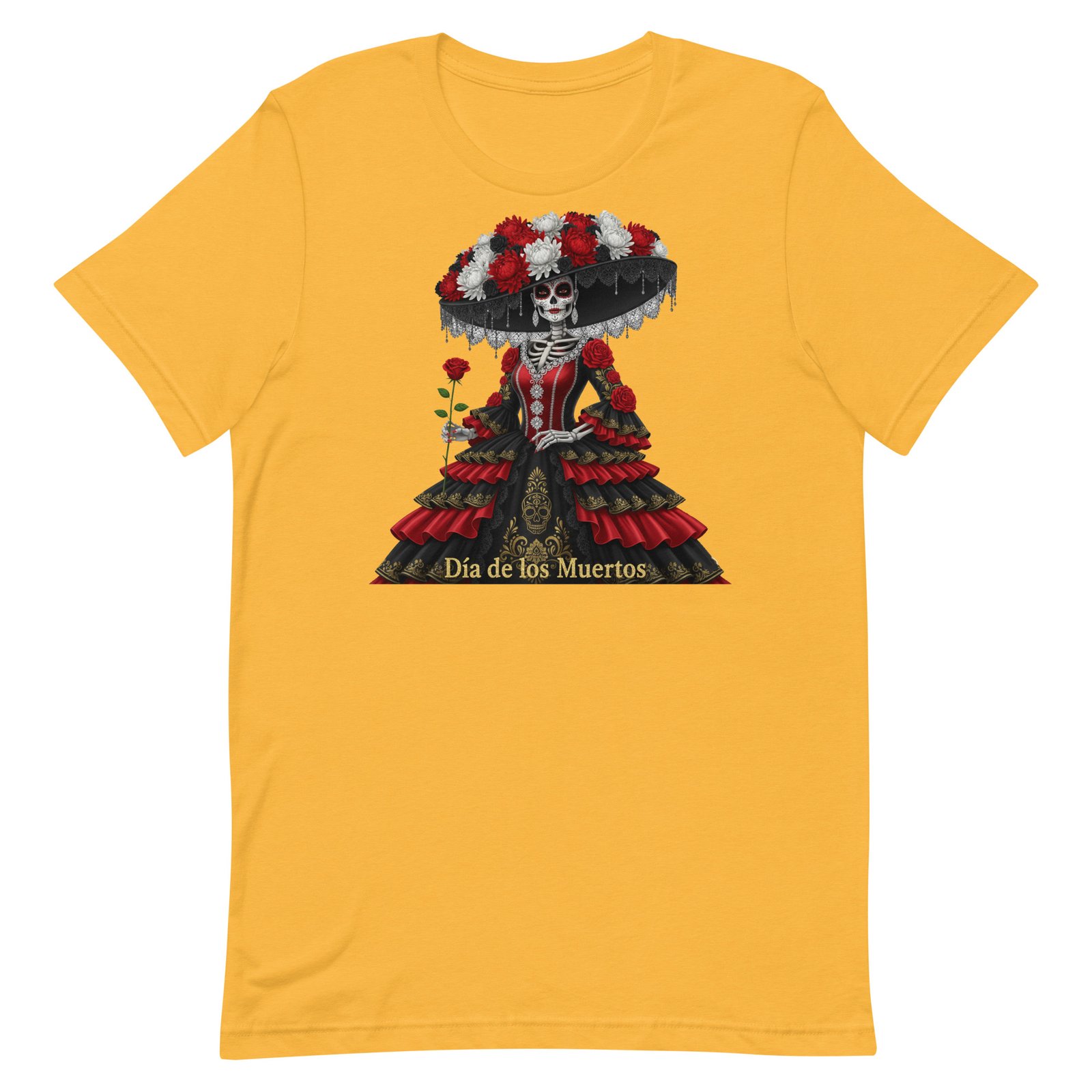 Catrina Dia de los Muertos Unisex t-shirt - Image 94