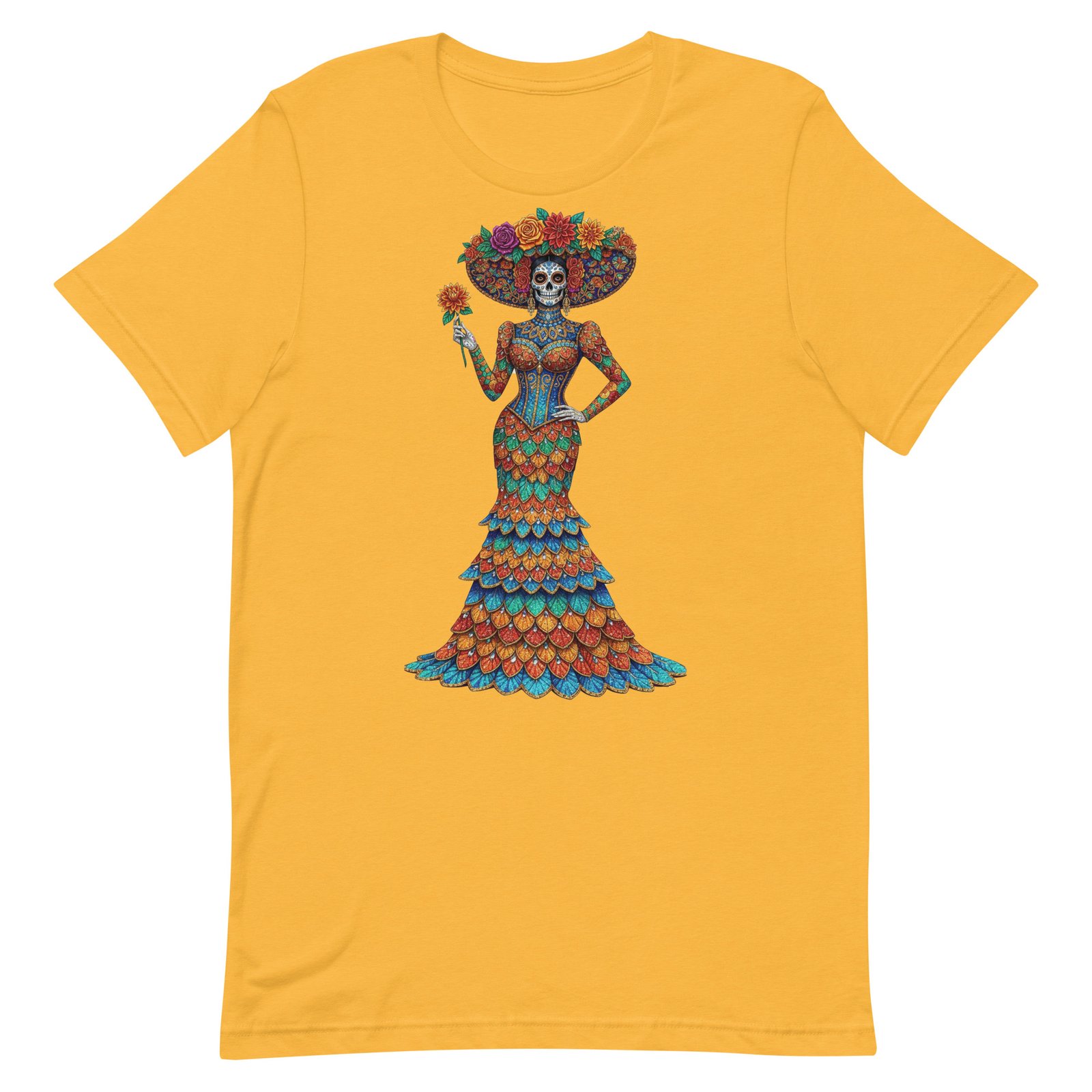 Catrina Dia de los Muertos Unisex t-shirt - Image 94