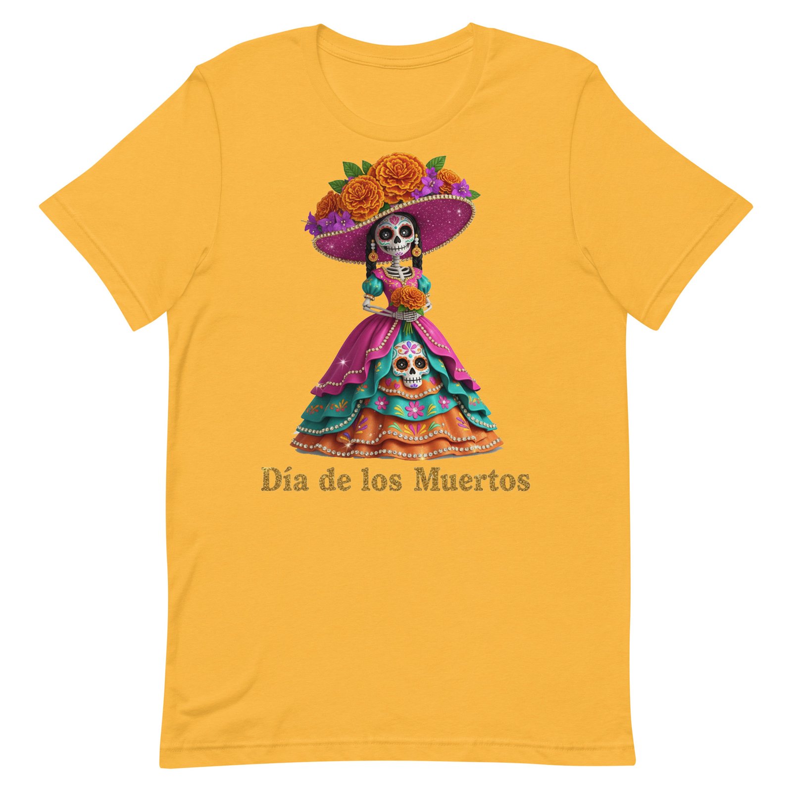 Dia de los Muertos Catrina Unisex t-shirt - Image 94
