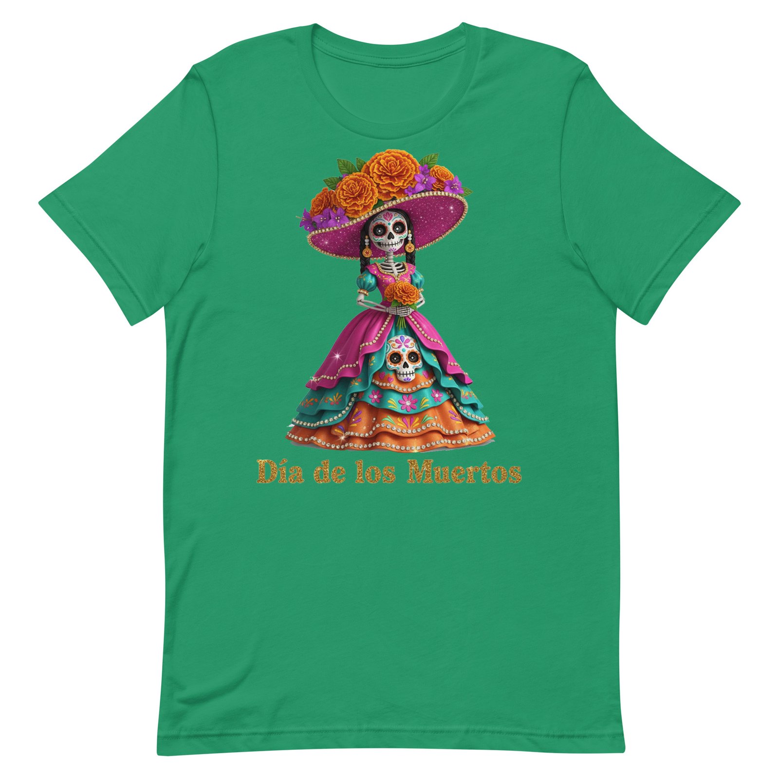 Dia de los Muertos Catrina Unisex t-shirt - Image 43