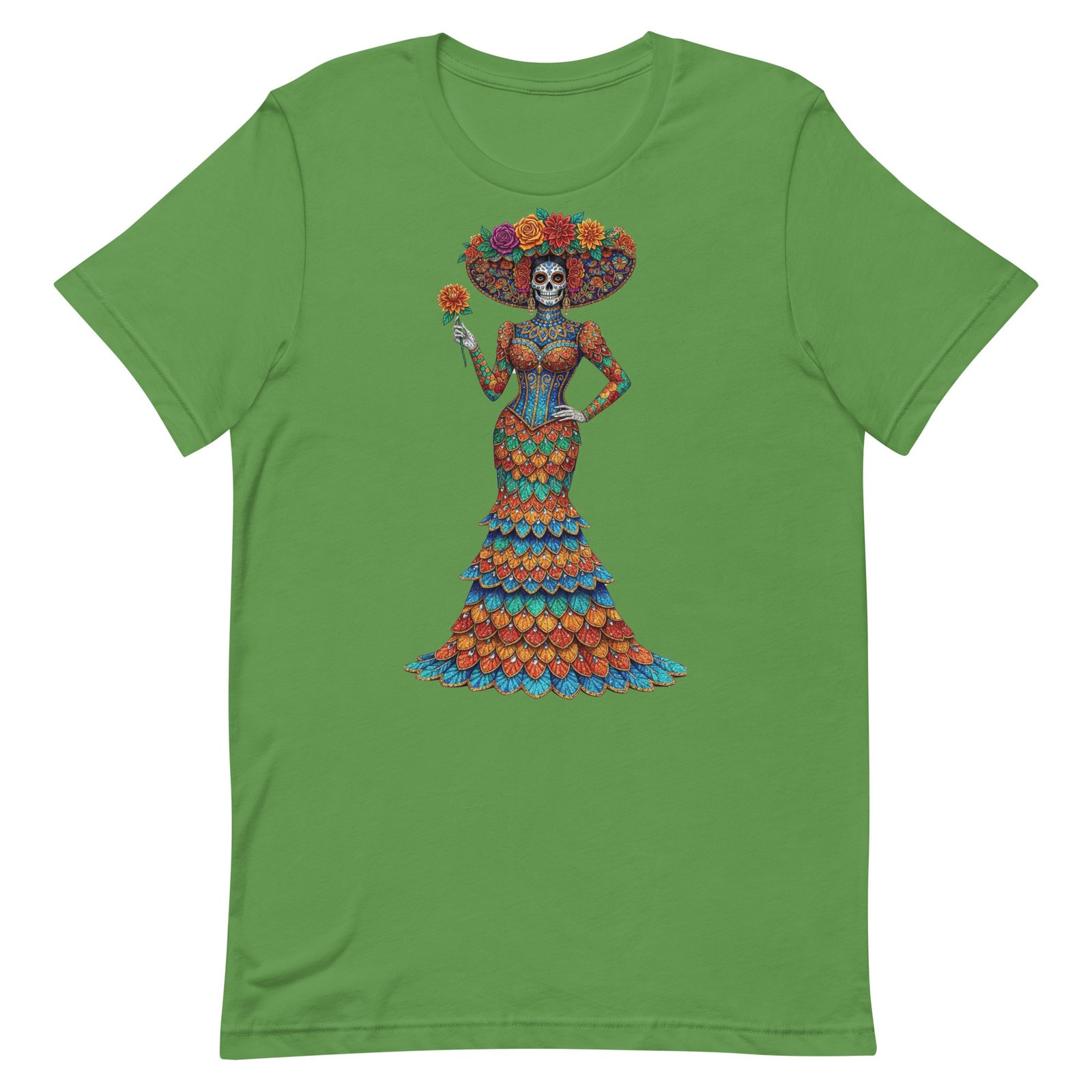 Catrina Dia de los Muertos Unisex t-shirt - Image 45