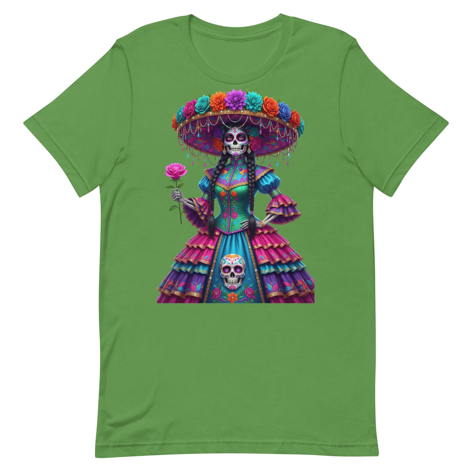 Catrina Dia de los Muertos Unisex t-shirt - Image 45
