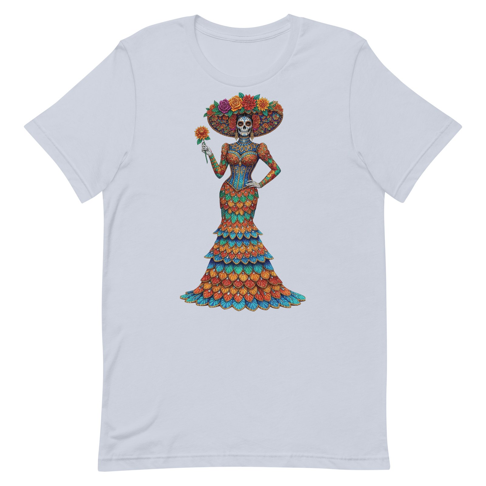 Catrina Dia de los Muertos Unisex t-shirt - Image 46