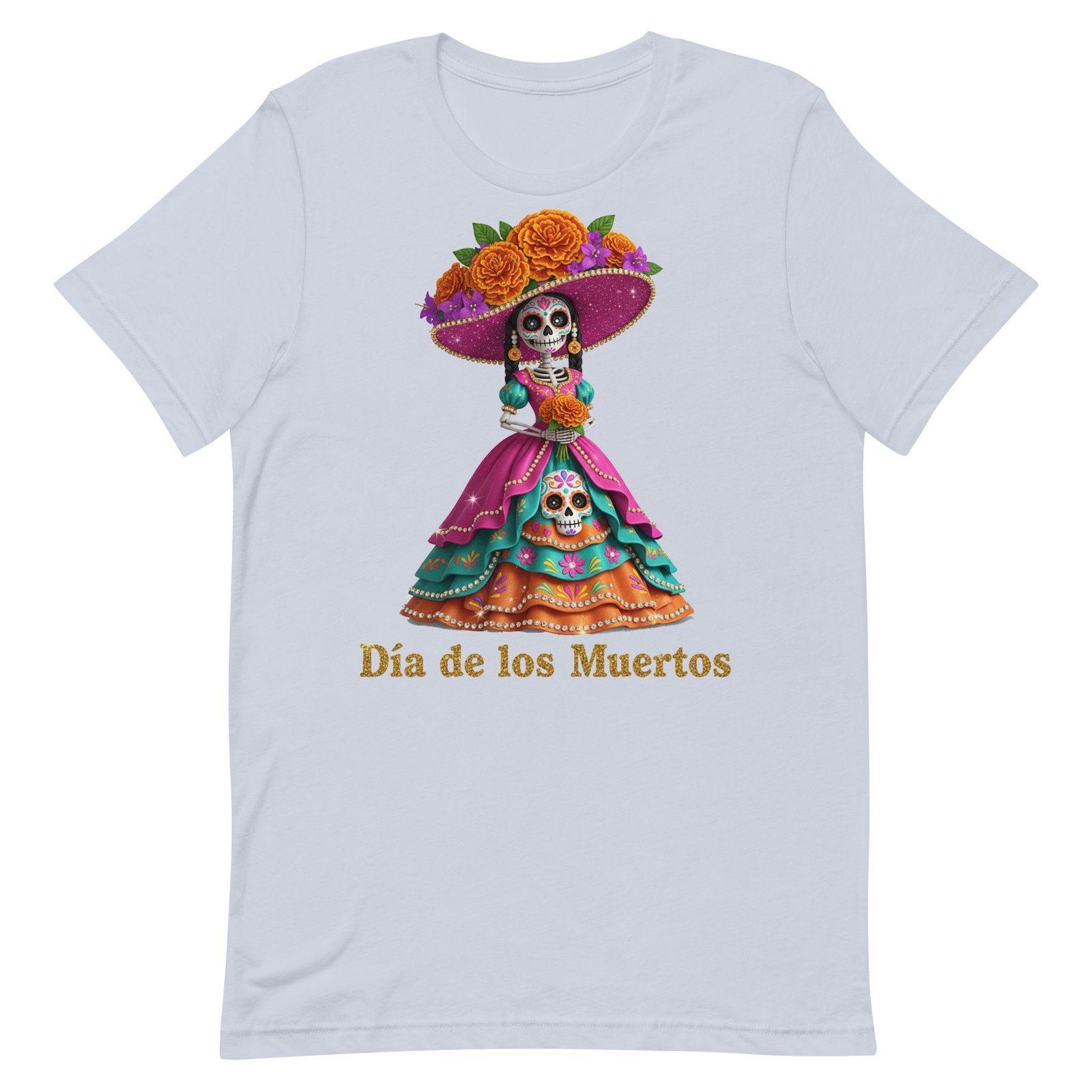 Dia de los Muertos Catrina Unisex t-shirt - Image 46