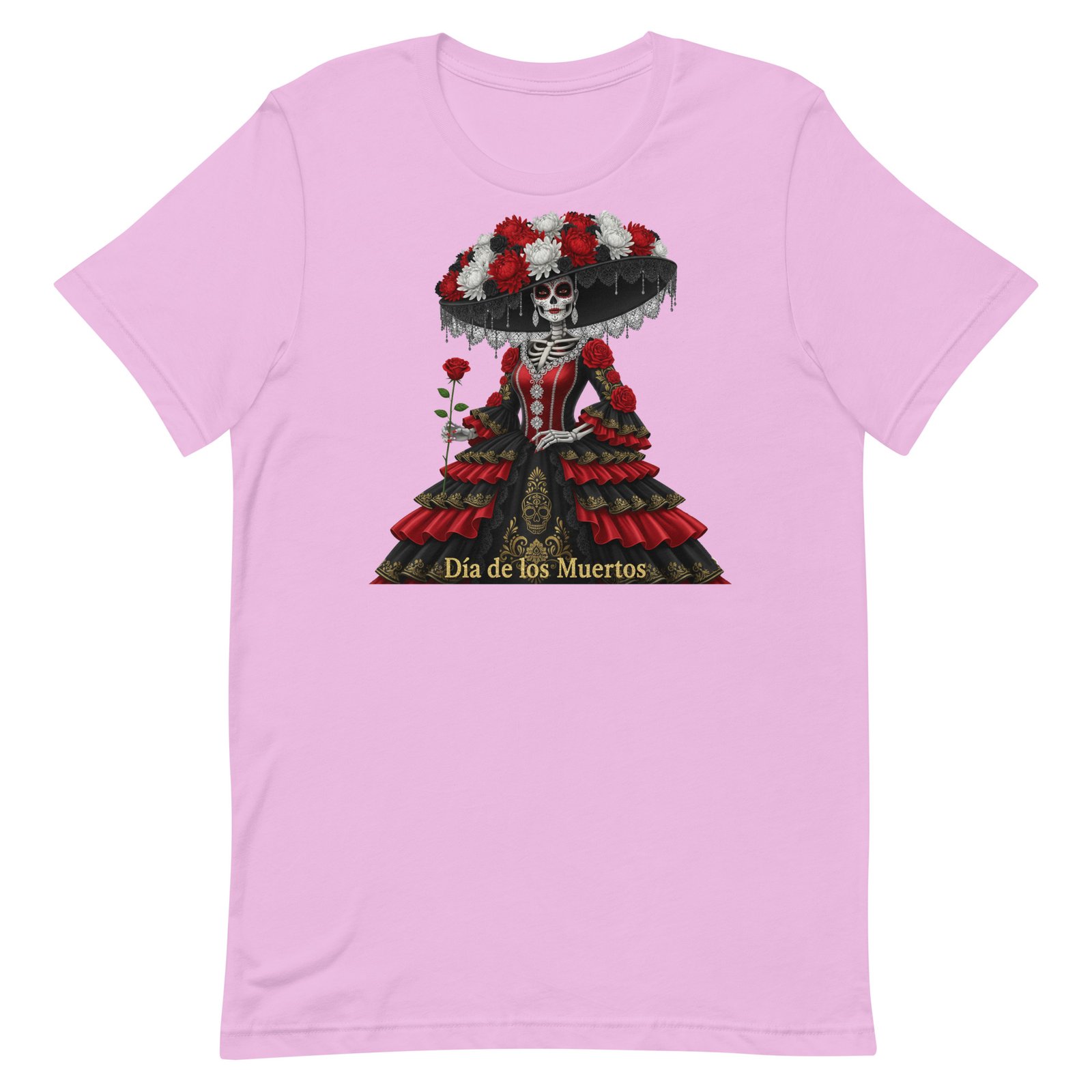 Catrina Dia de los Muertos Unisex t-shirt - Image 47