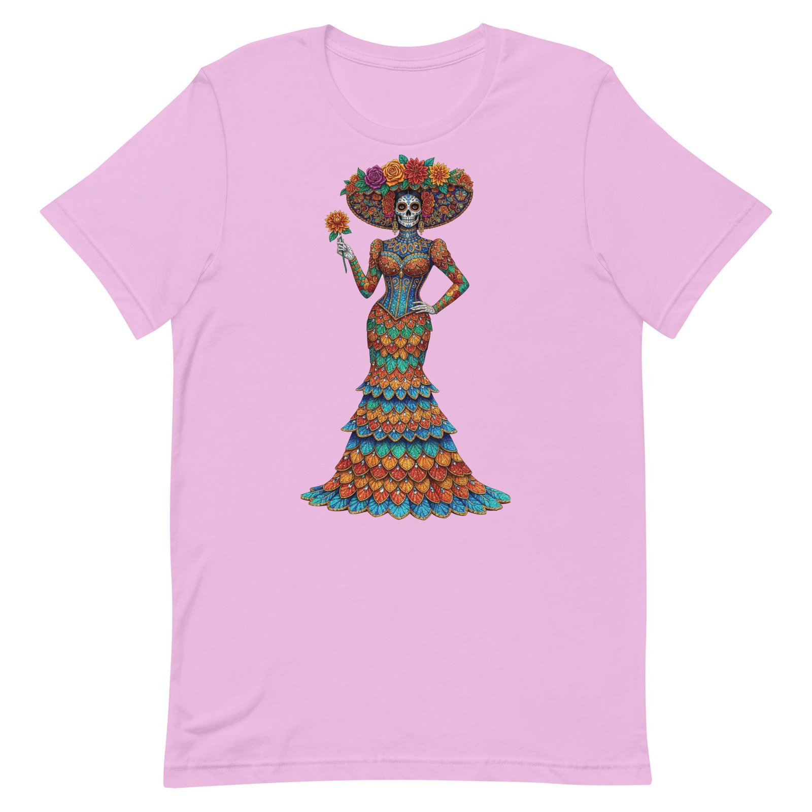 Catrina Dia de los Muertos Unisex t-shirt - Image 47