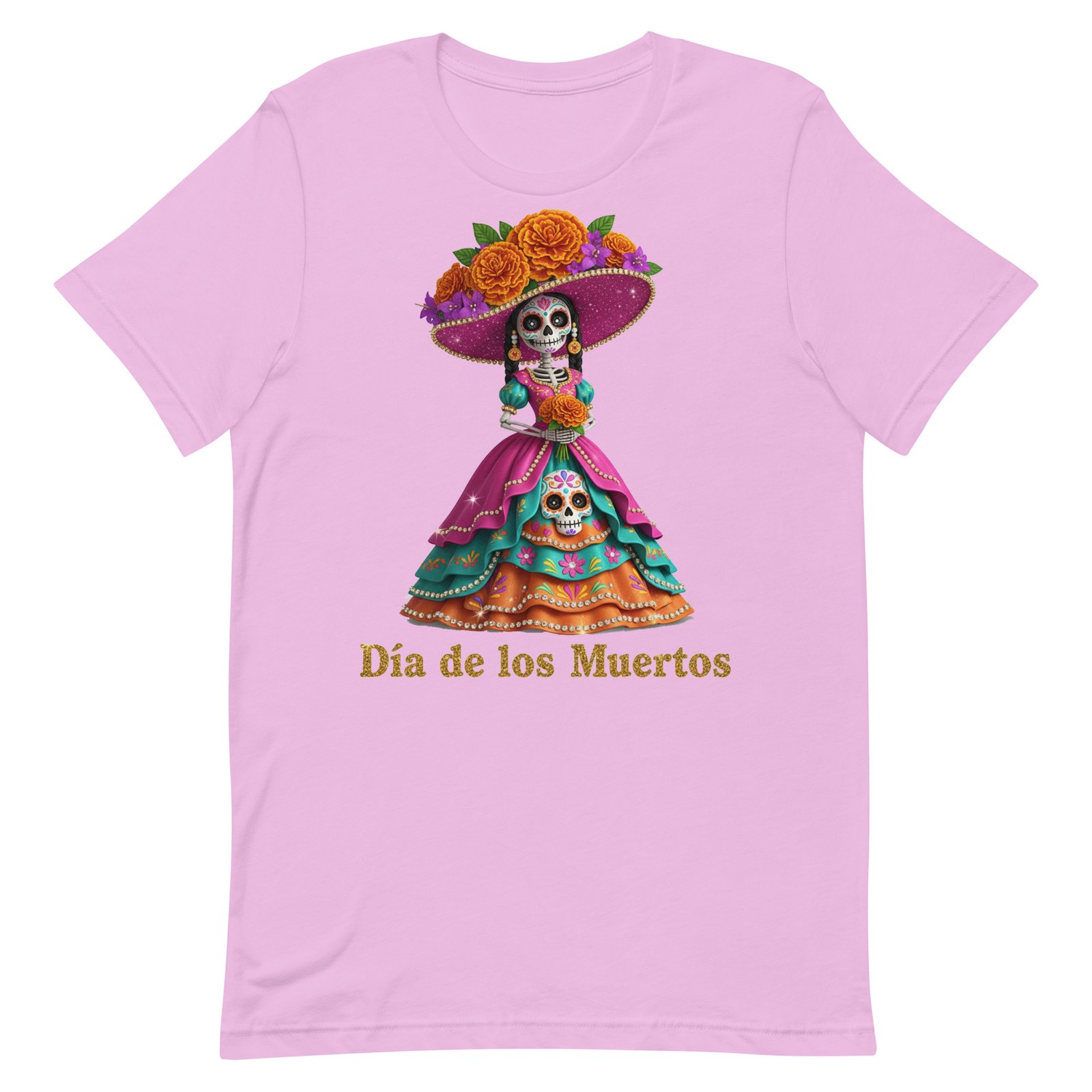 Dia de los Muertos Catrina Unisex t-shirt - Image 47
