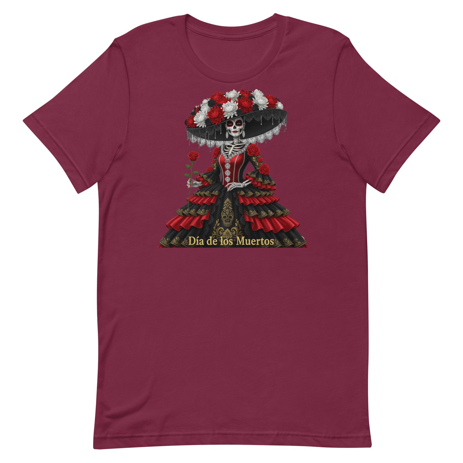 Catrina Dia de los Muertos Unisex t-shirt - Image 48