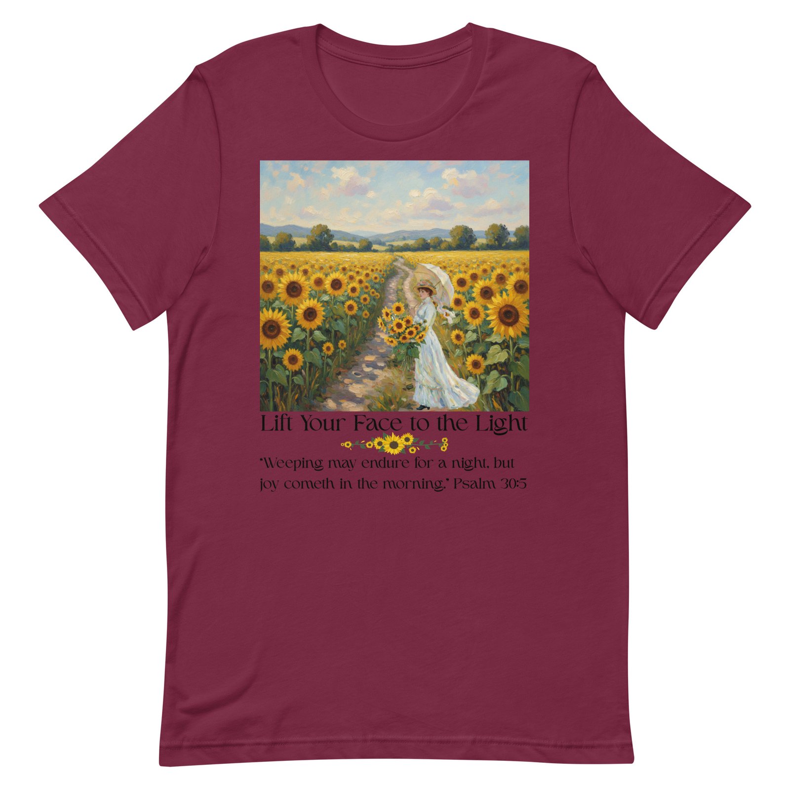 Lift your face to the light-Unisex t-shirt - Image 48