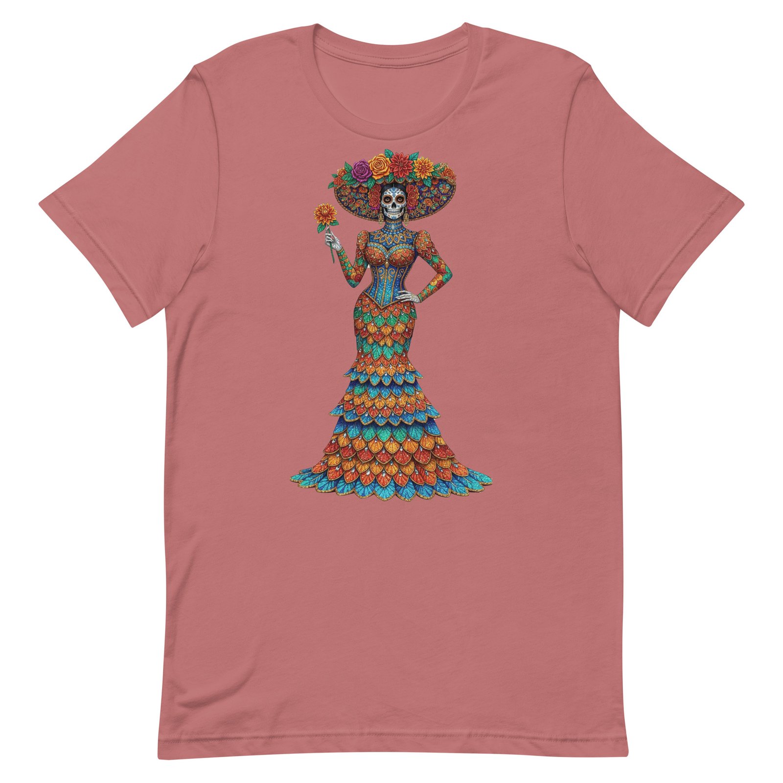Catrina Dia de los Muertos Unisex t-shirt - Image 49