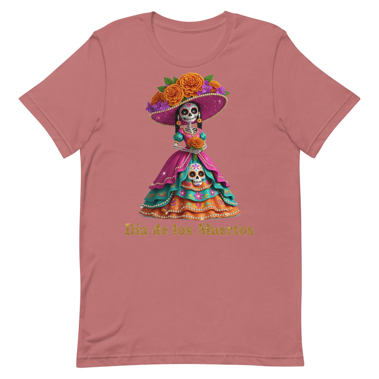 Dia de los Muertos Catrina Unisex t-shirt - Image 49