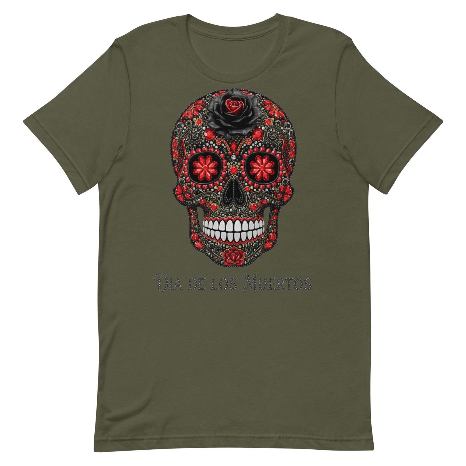 Dia de los Muertos Skull Unisex t-shirt - Image 50