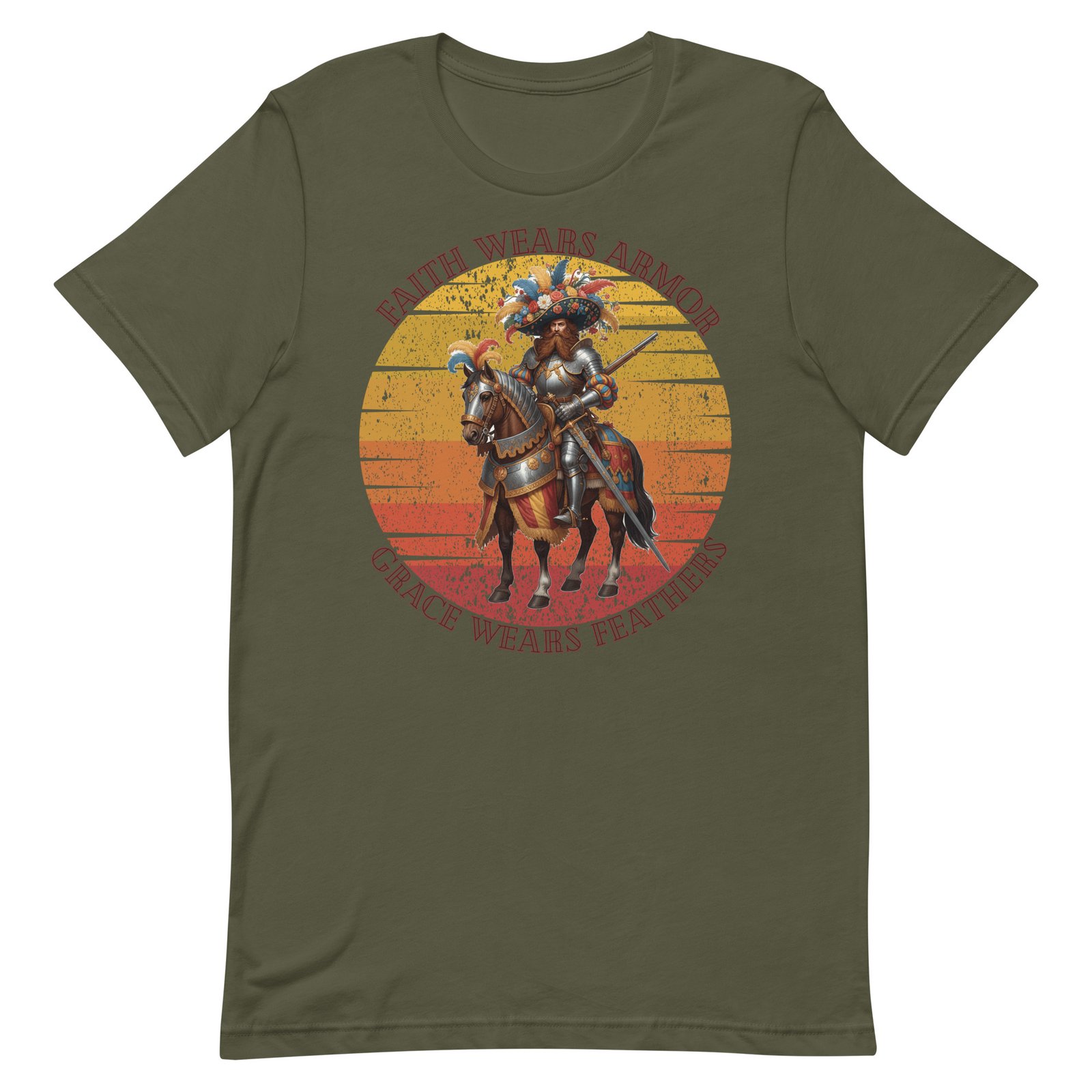 Armored and feathered Unisex t-shirt - Image 50