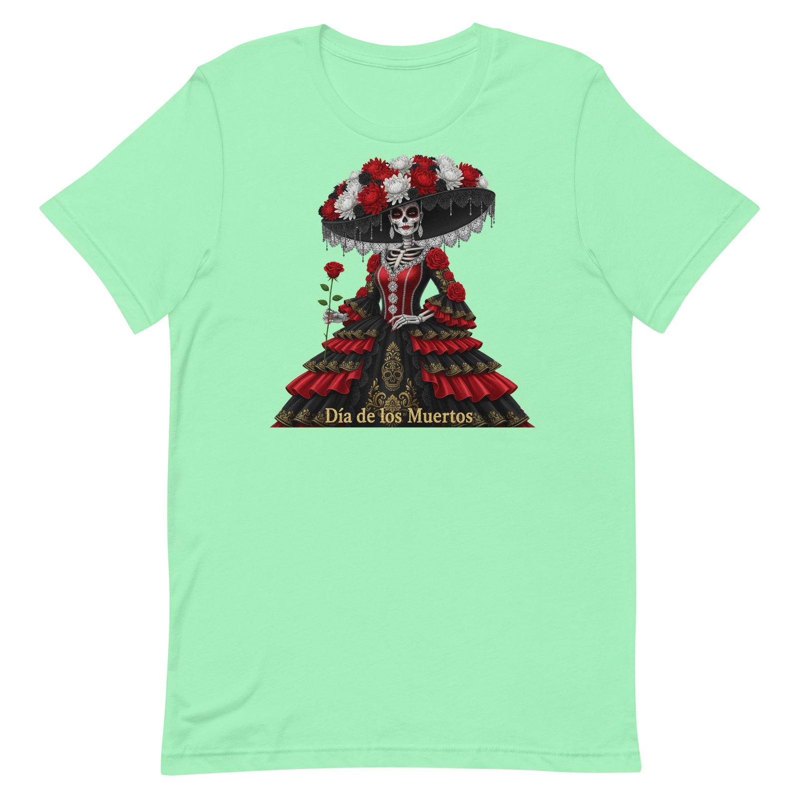 Catrina Dia de los Muertos Unisex t-shirt - Image 88