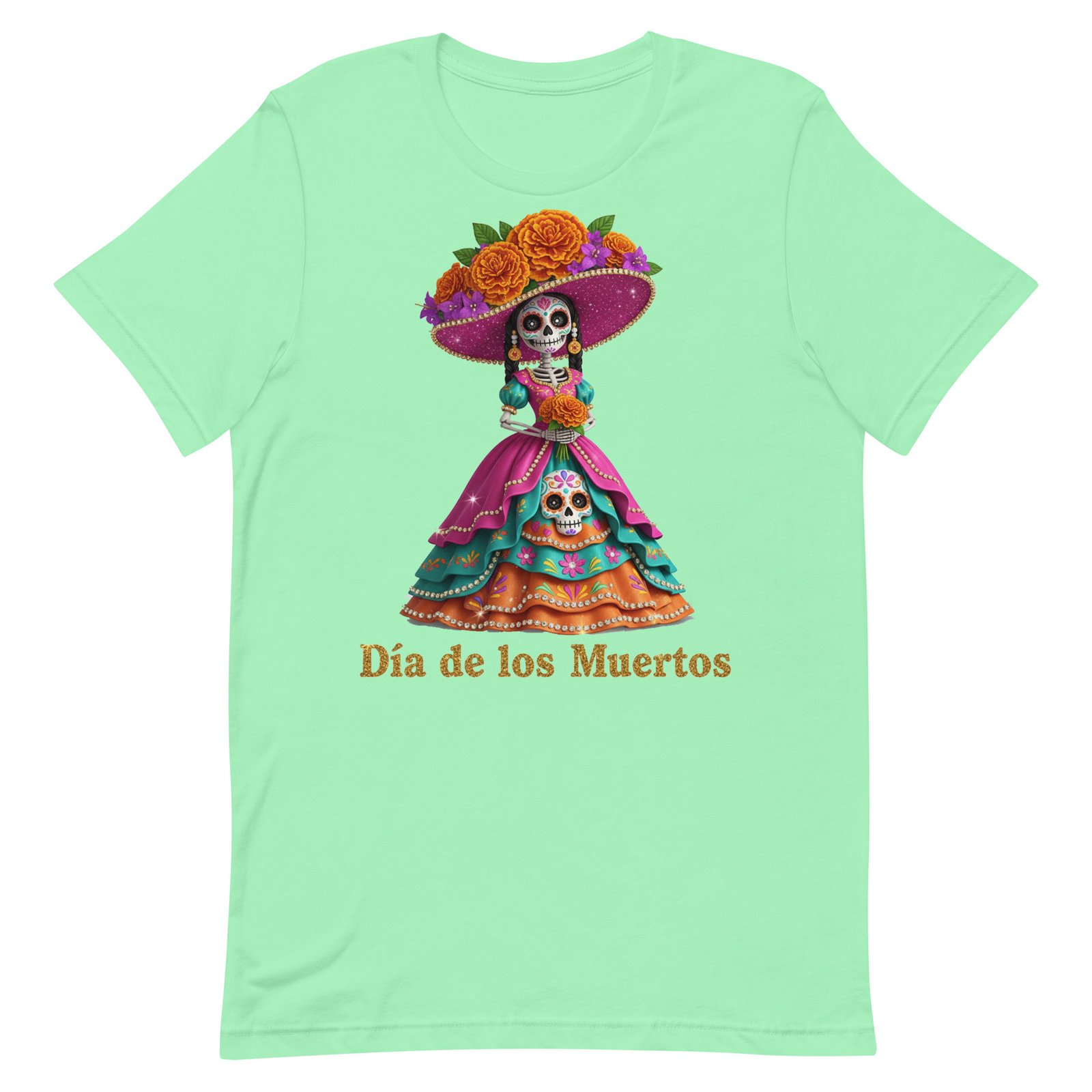 Dia de los Muertos Catrina Unisex t-shirt - Image 88