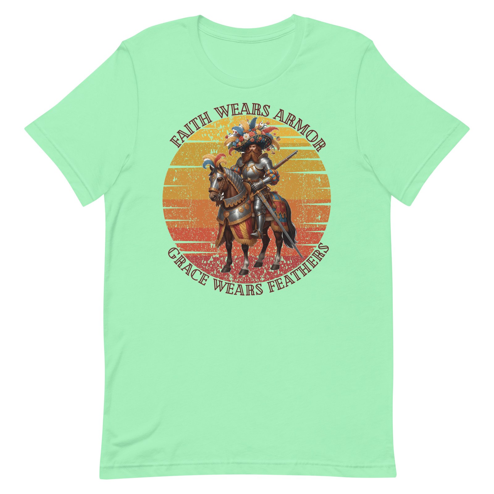 Armored and feathered Unisex t-shirt - Image 88
